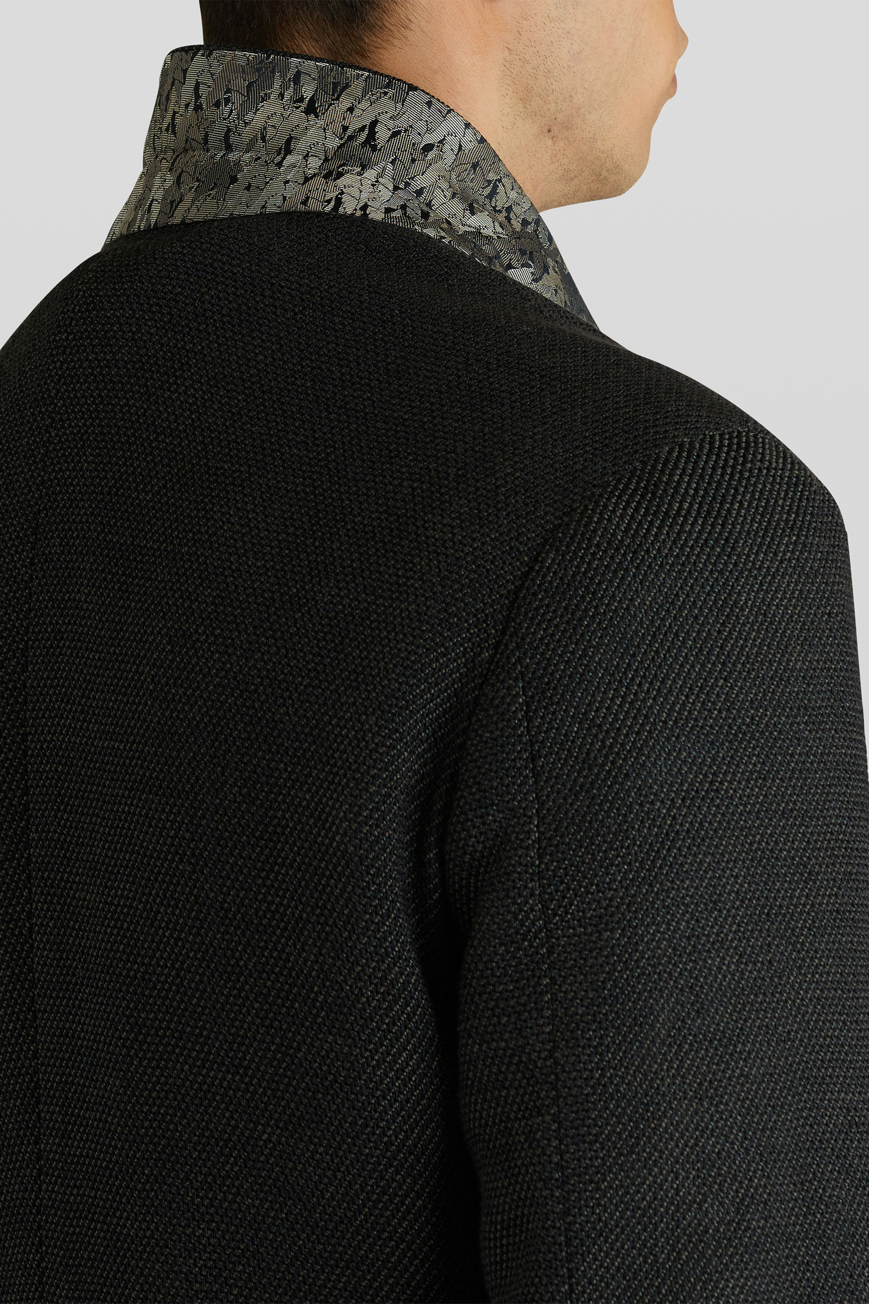ETRO Tailored Deconstructed Cotton Blend Jacket