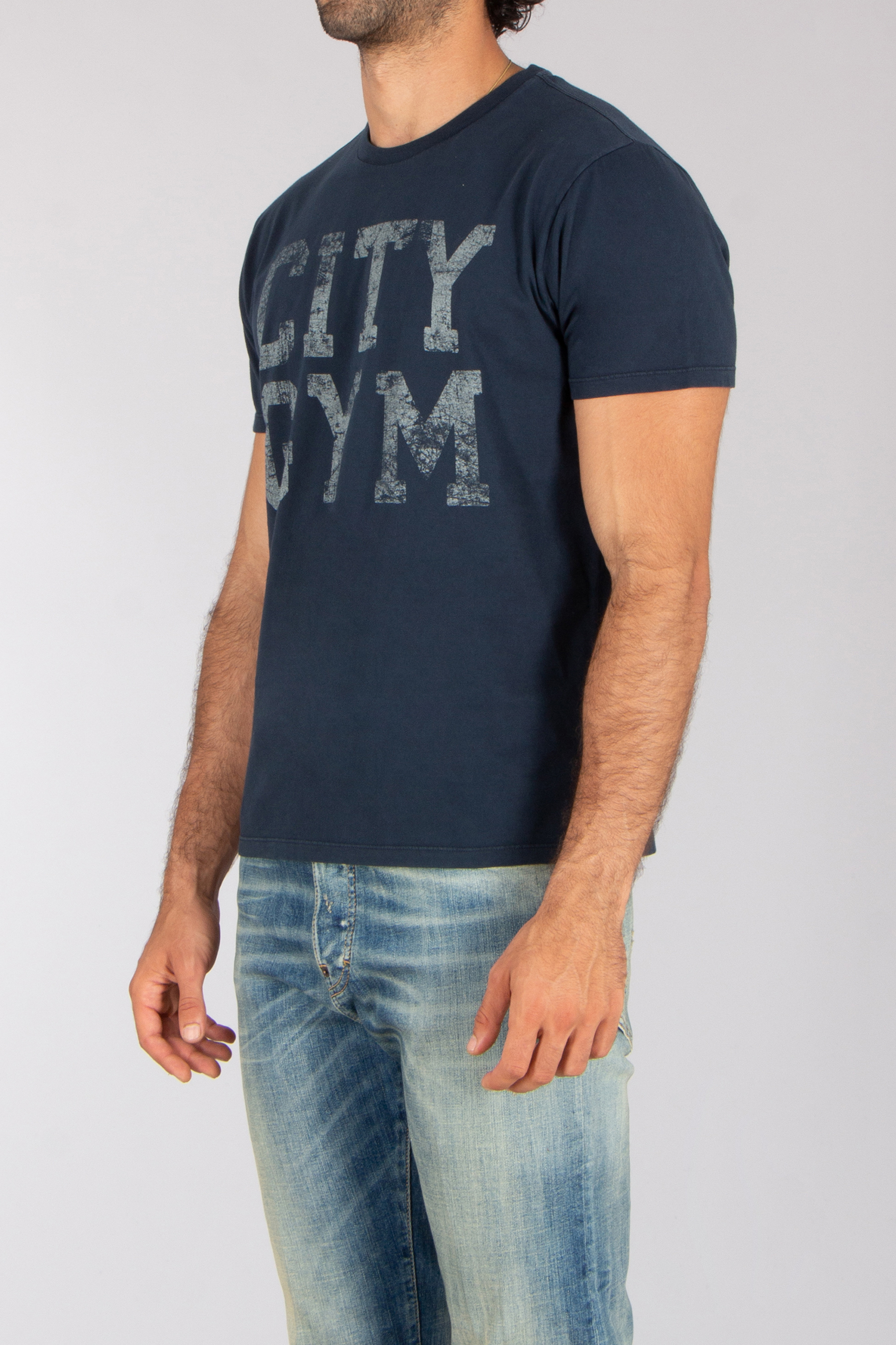 BOWERY NYC Regular Fit Graphic Print Cotton Jersey T-Shirt T-shirt, Hosen, Erwachsener, Mann, Person