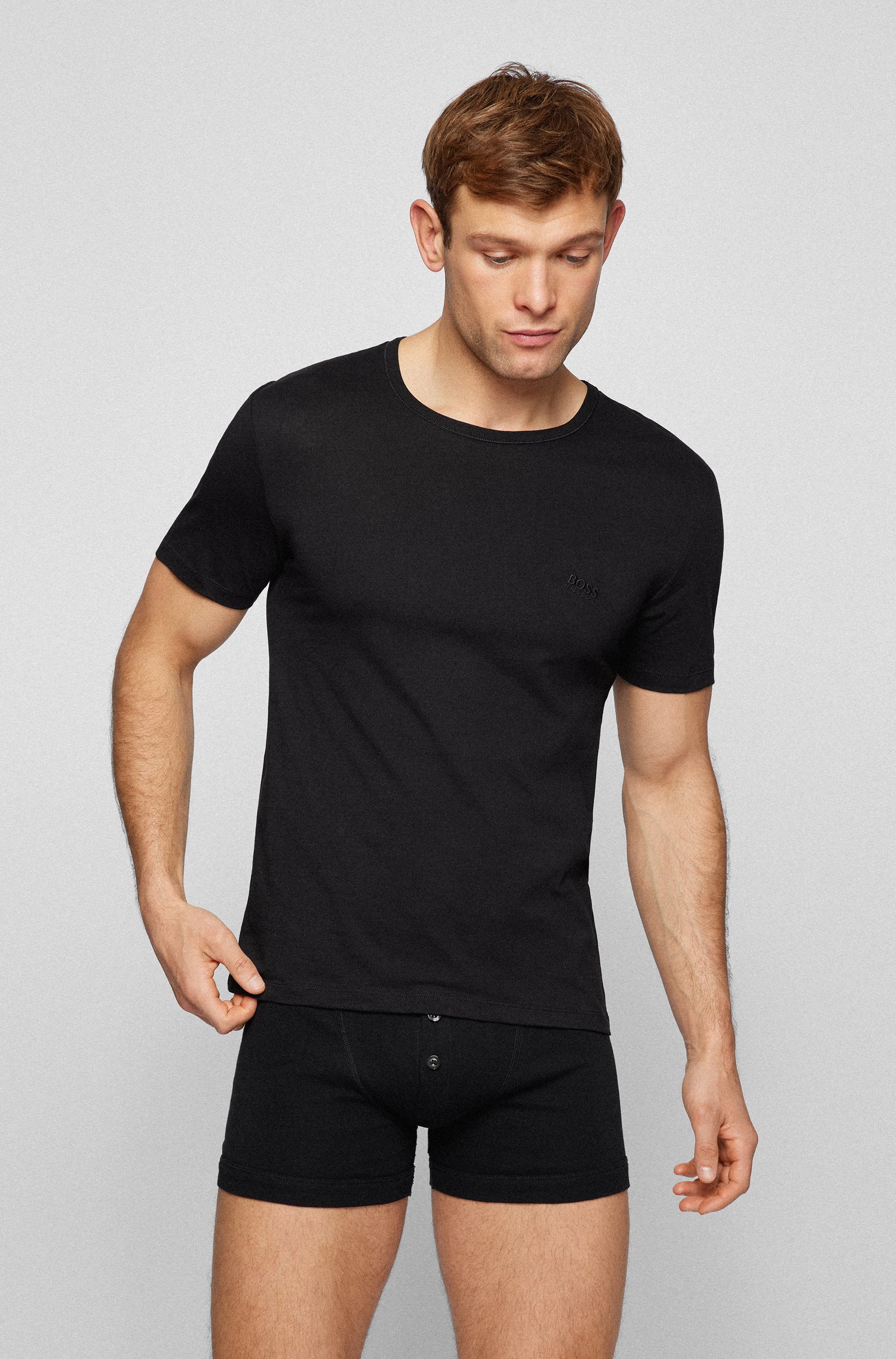 BOSS 3-Pack Crew Neck Cotton T-Shirts BOSS 3-Pack Crew Neck Cotton T-Shirts