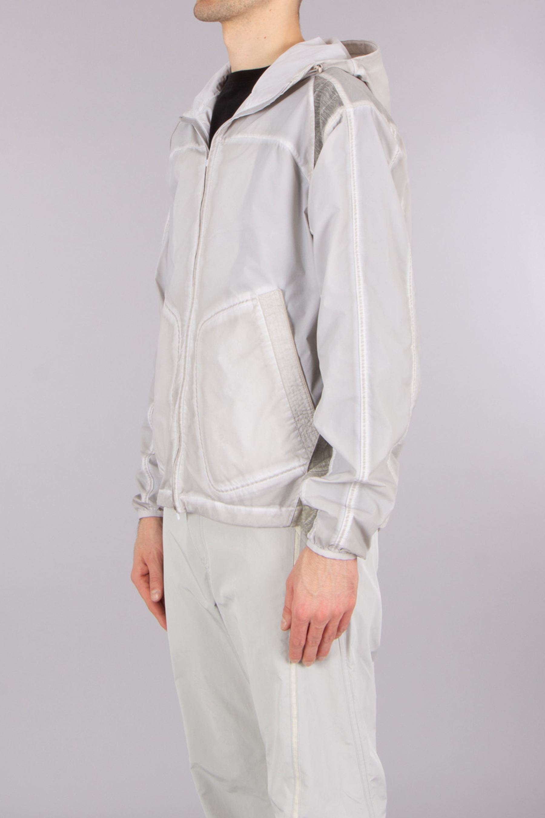 XLIM Regular Fit Garment Luna Dyed Technical Fabric Hooded Jacket XLIM Regular Fit Garment Luna Dyed Technical Fabric Hooded Jacket