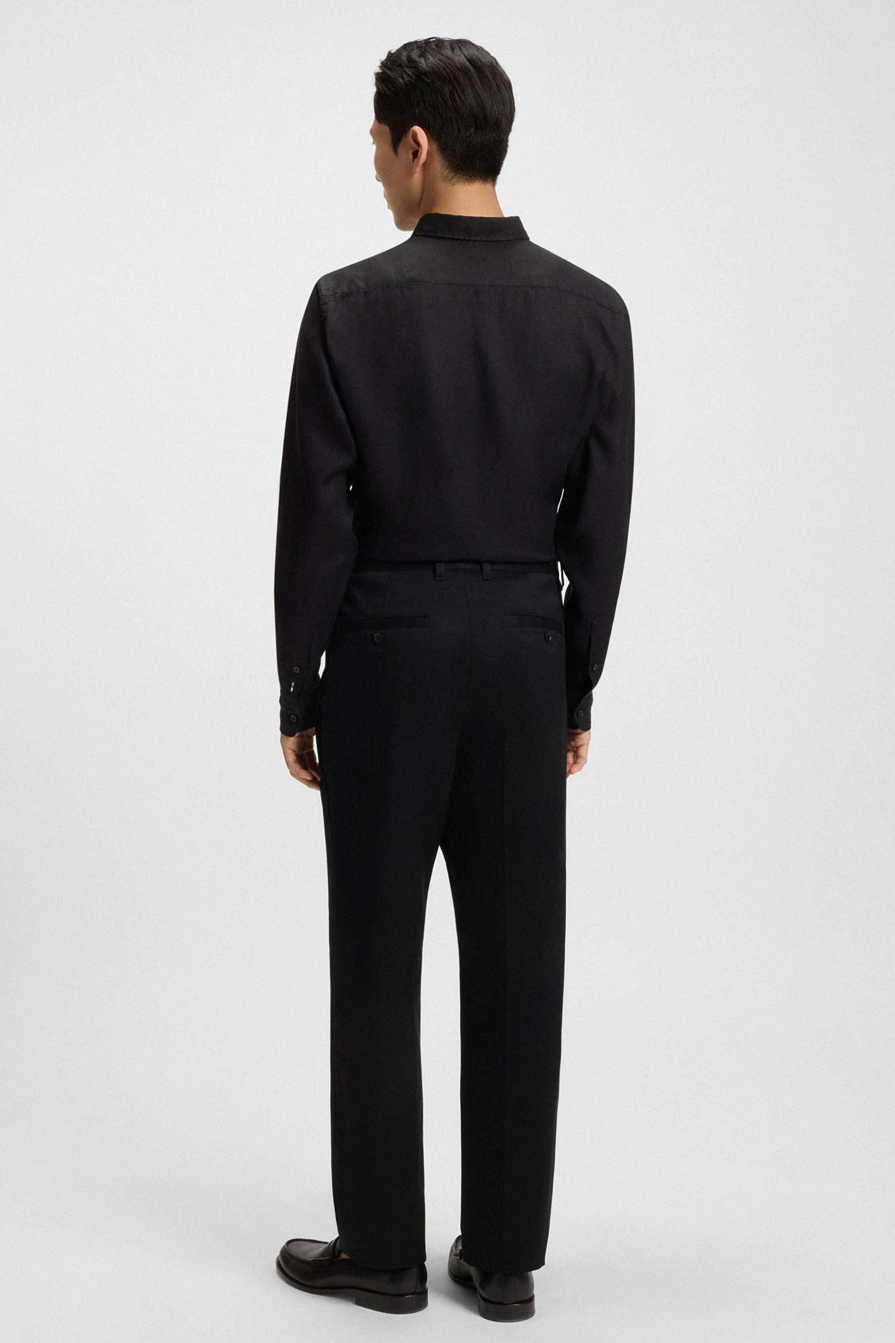 BOSS Relaxed Fit Cotton Twill Pants C-Kai Formelle Kleidung, Anzug, Smoking, Stehend, Mantel
