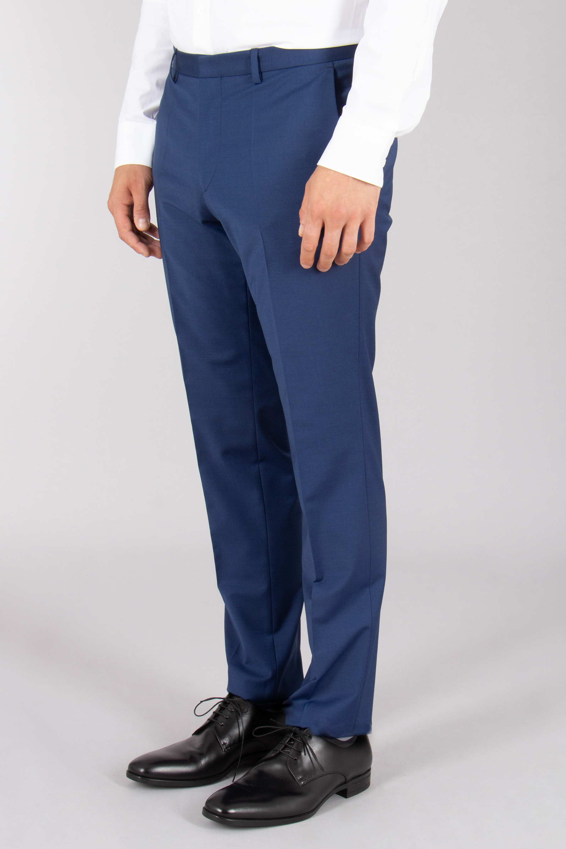 HUGO Extra Slim Fit Stretch Virgin Wool Blend Pants Hesten Bekleidung, Hosen, Schuhwerk, Schuh