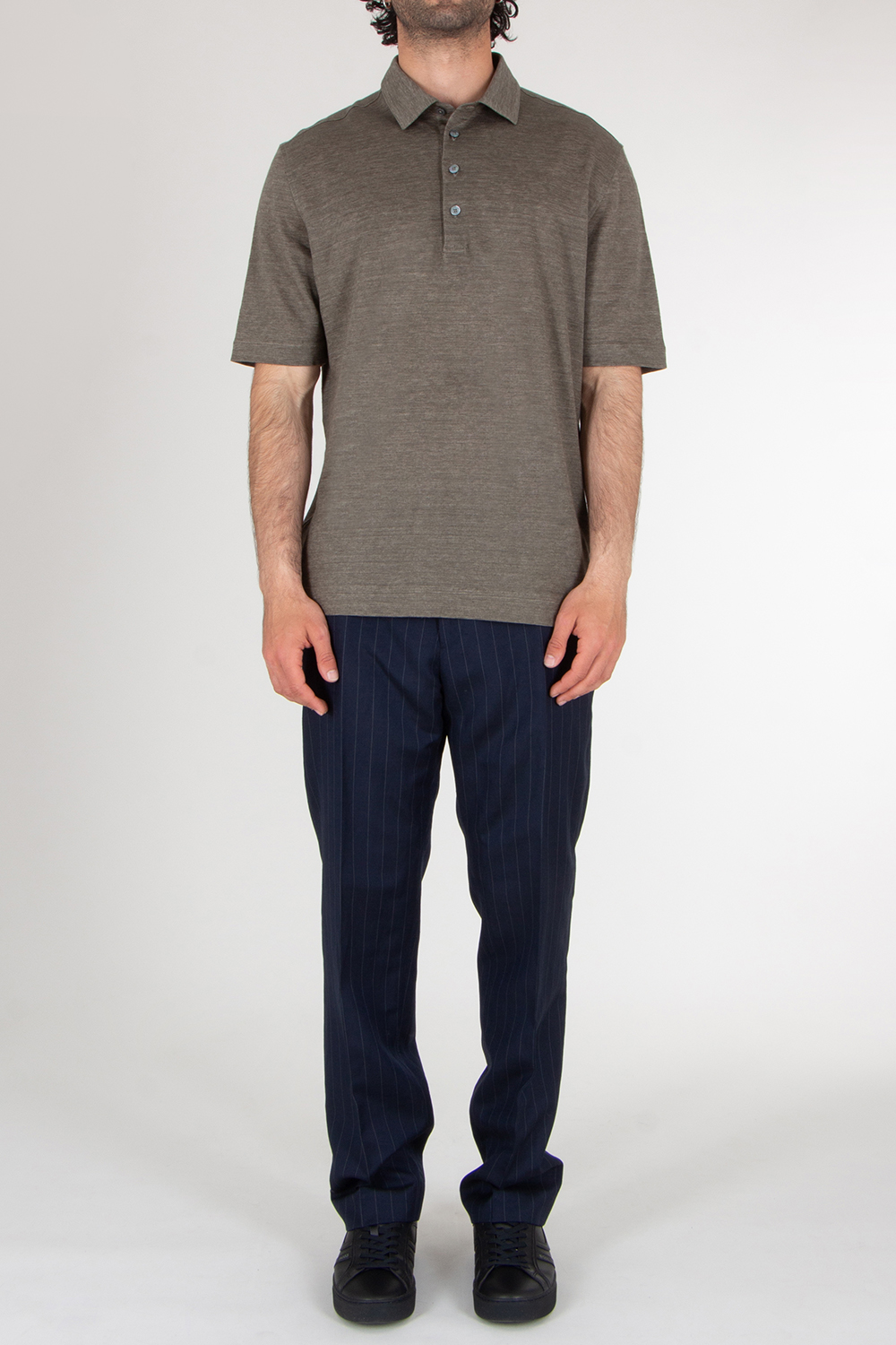 ZEGNA Oasi Lino Polo Shirt