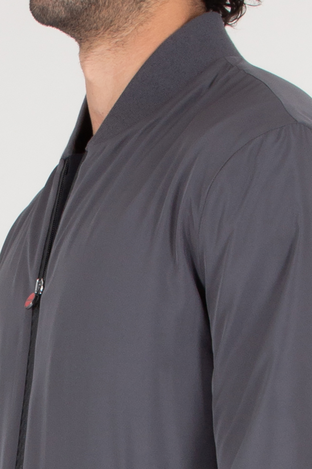 KITON Regular Fit Nylon Bomber Jacket