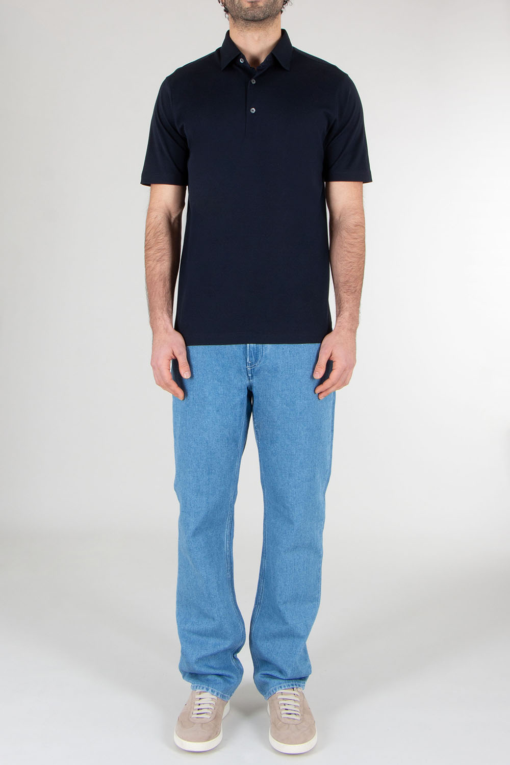 STEFAN BRANDT Regular Fit Urpima Sea Island Ultra Cotton Piqué Polo Shirt Luca