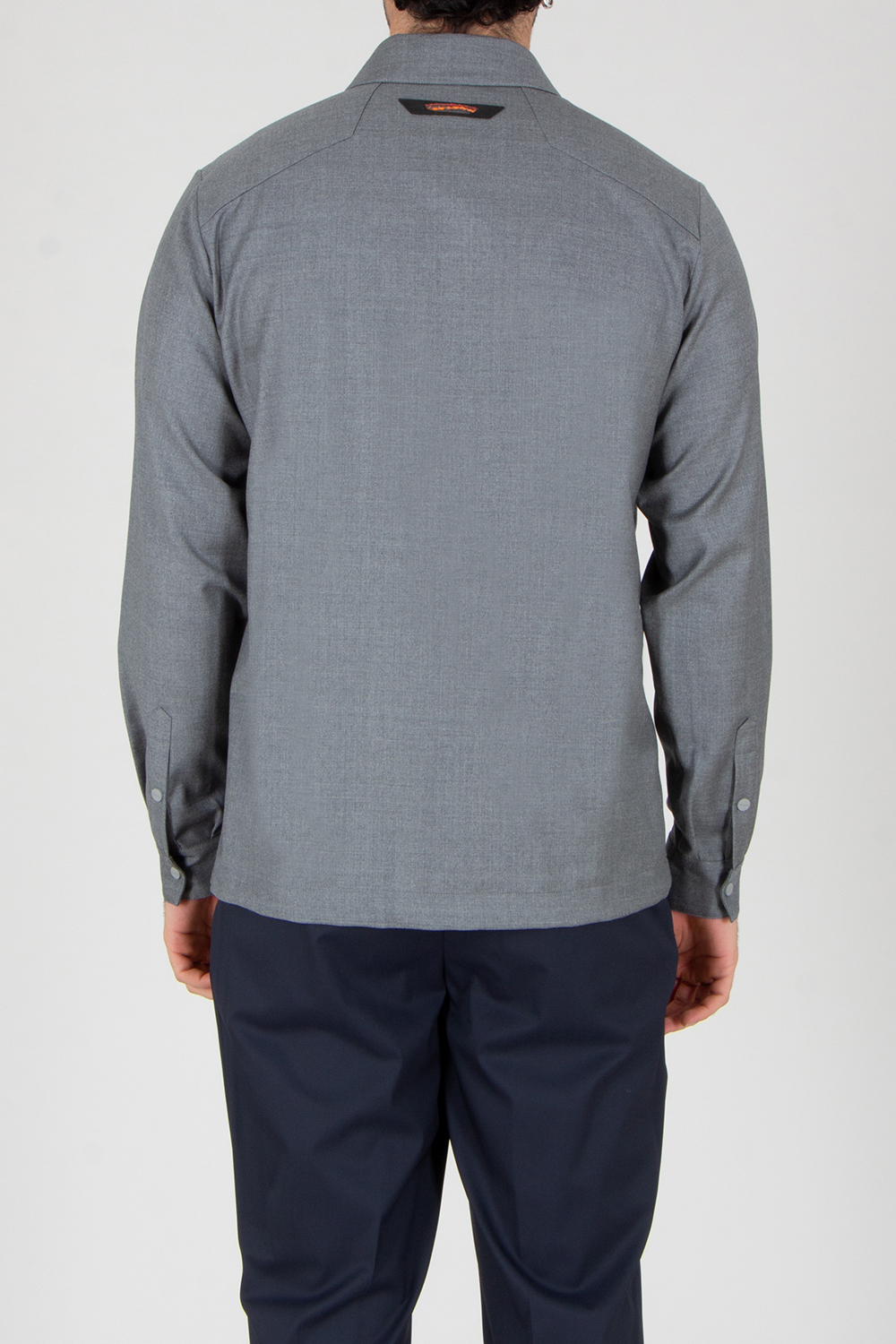 SEASE Regular Fit Virgin Wool New Gate Shirt