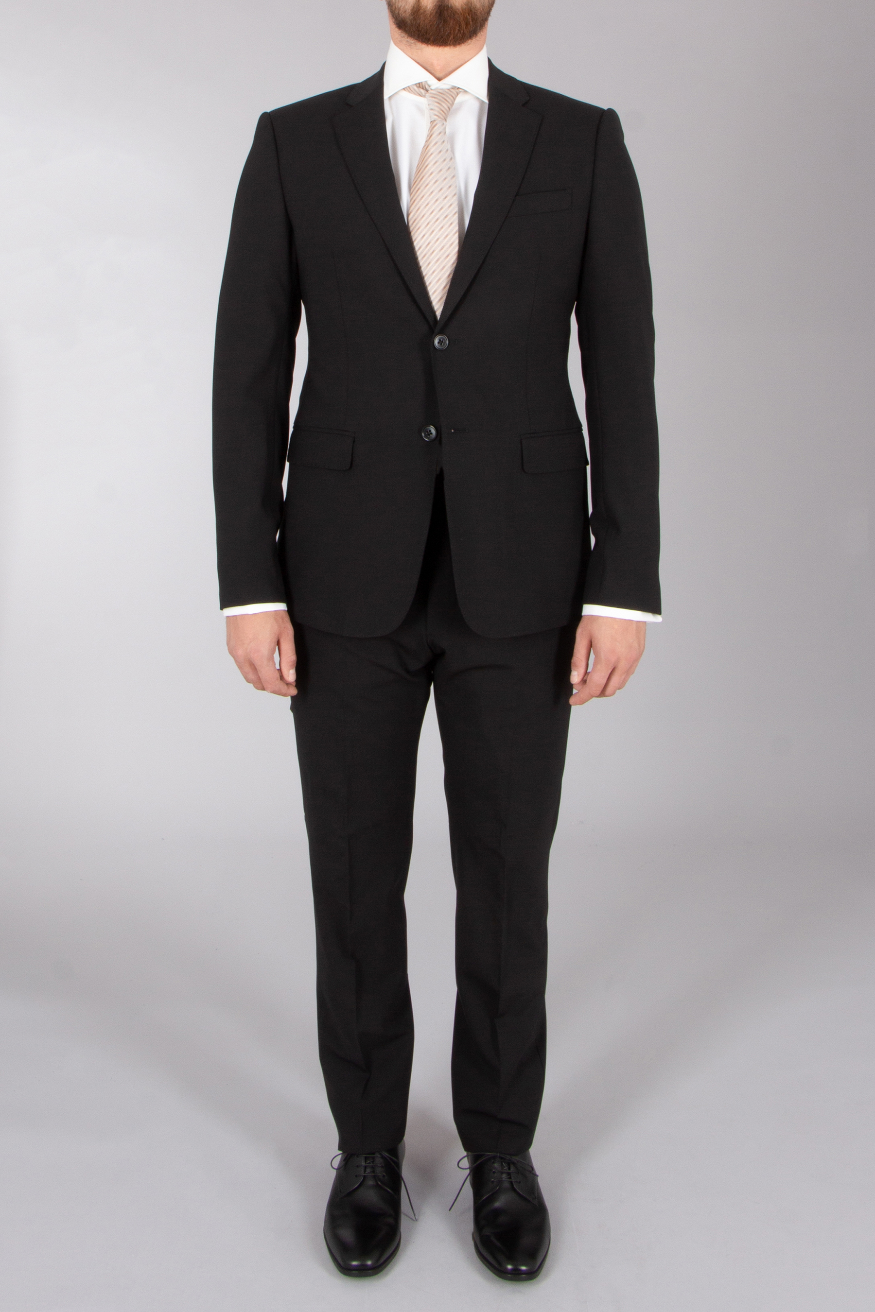 EMPORIO ARMANI Slim Fit Virgin Wool Stretch Suit M Line Formelle Kleidung, Anzug, Smoking, Mann, Person