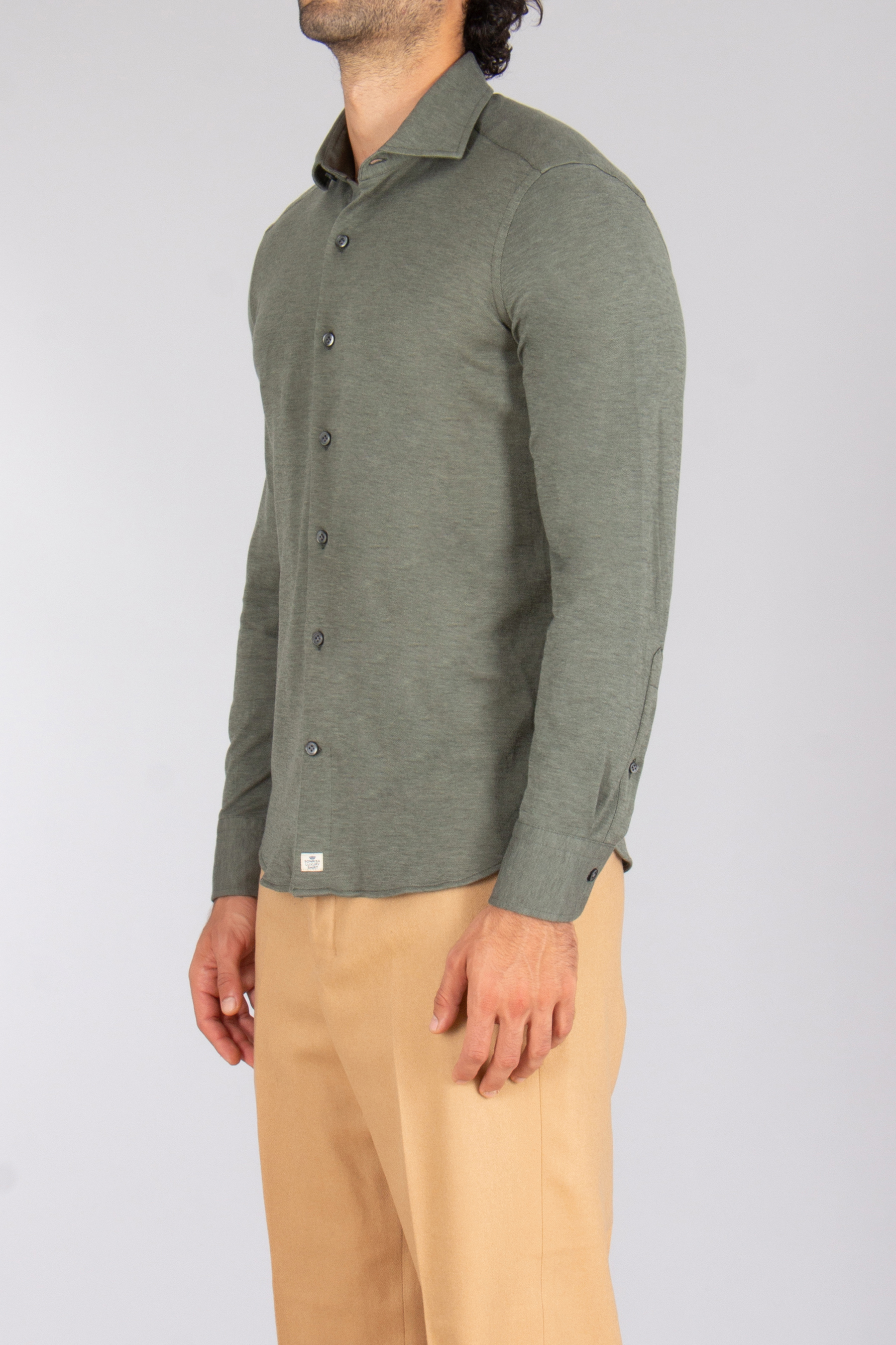 SONRISA Regular Fit Cotton-Lyocell Piqué Shirt Bekleidung, Hemd, Langarm, Pullover, Mantel