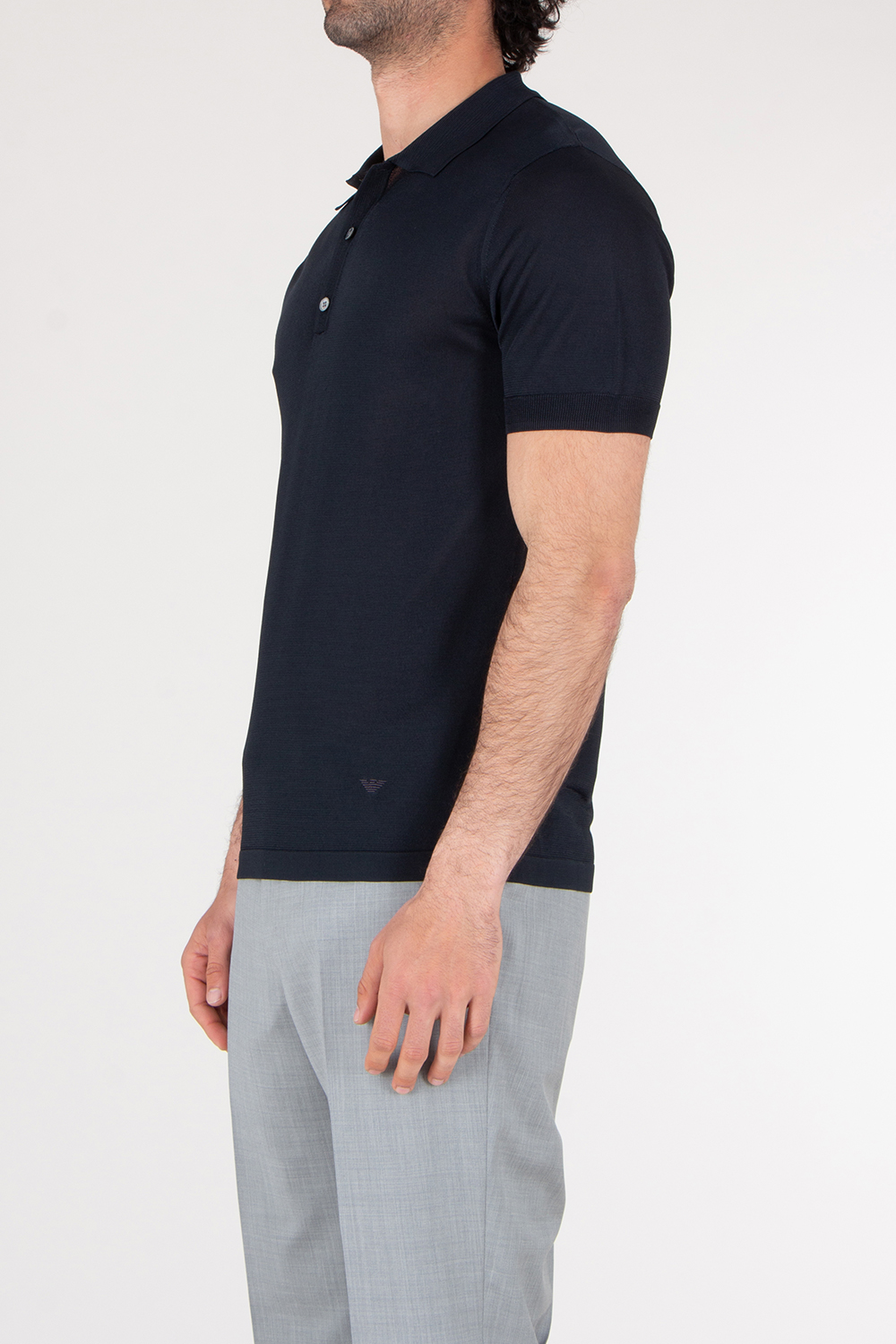 EMPORIO ARMANI Regular Fit Viscose Polo Shirt