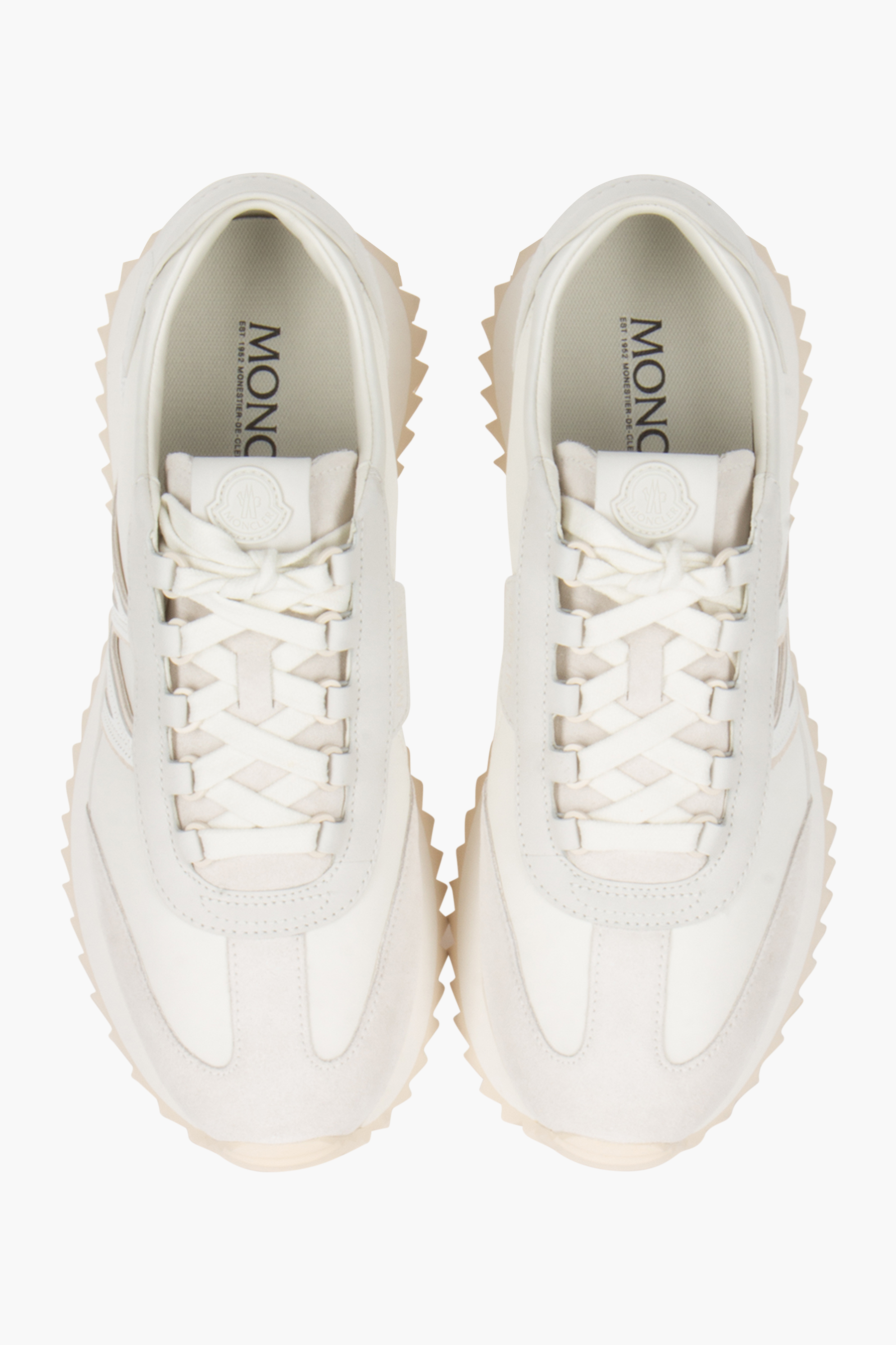 MONCLER Nylon, Suede & Nubuck Sneakers Pacey2 Bekleidung, Schuhwerk, Schuh, Sneaker