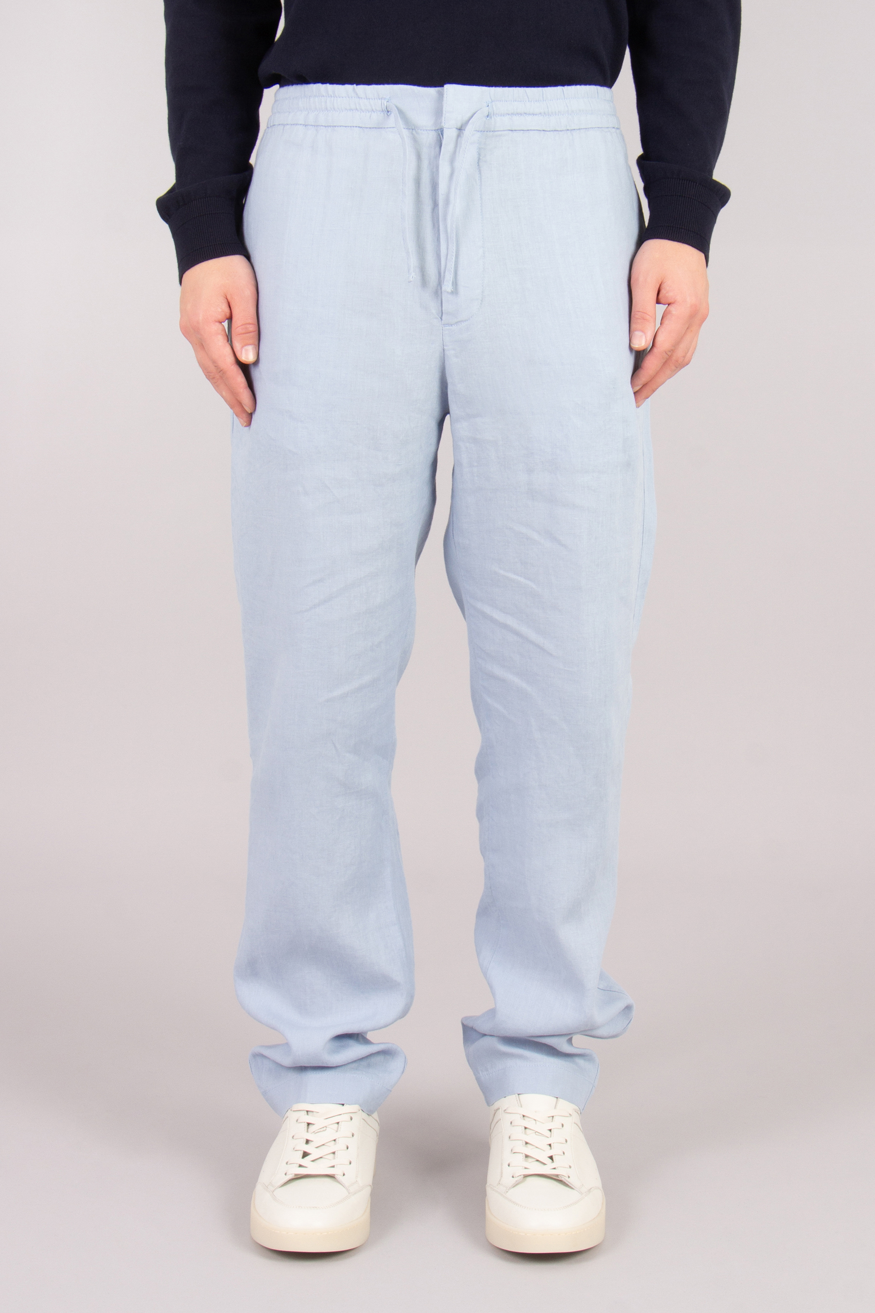 CANALI Regular Fit Linen Pants