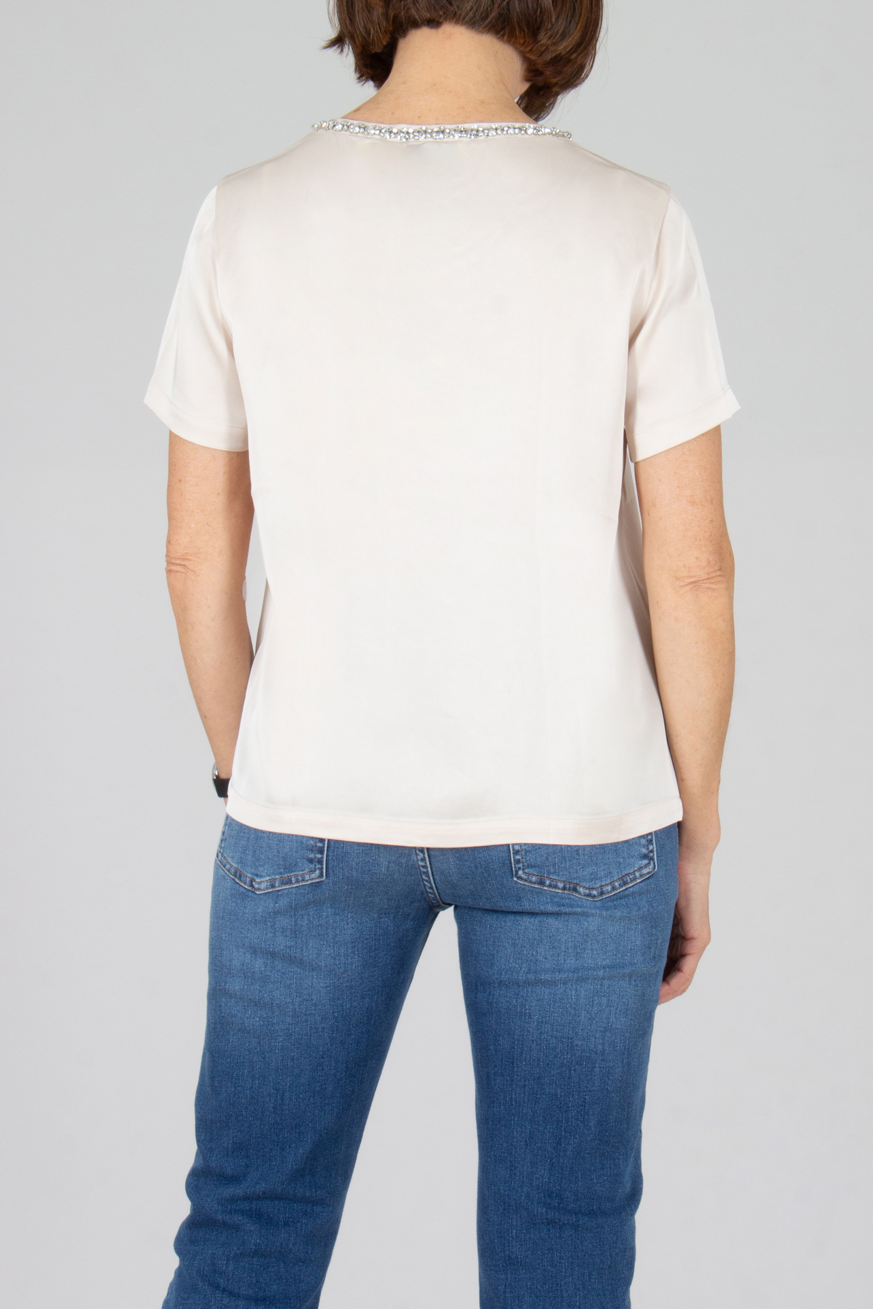 Bluse, T-shirt, Jeans, Hosen, Person