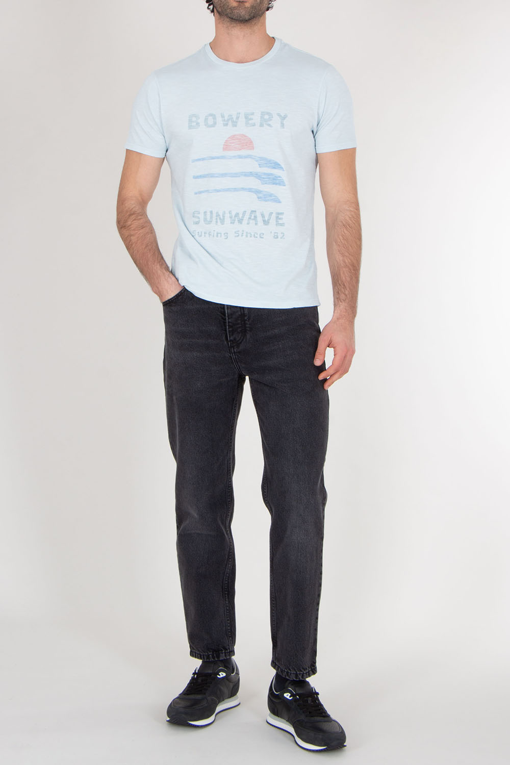 BOWERY NYC Regular Fit Cotton T-Shirt 