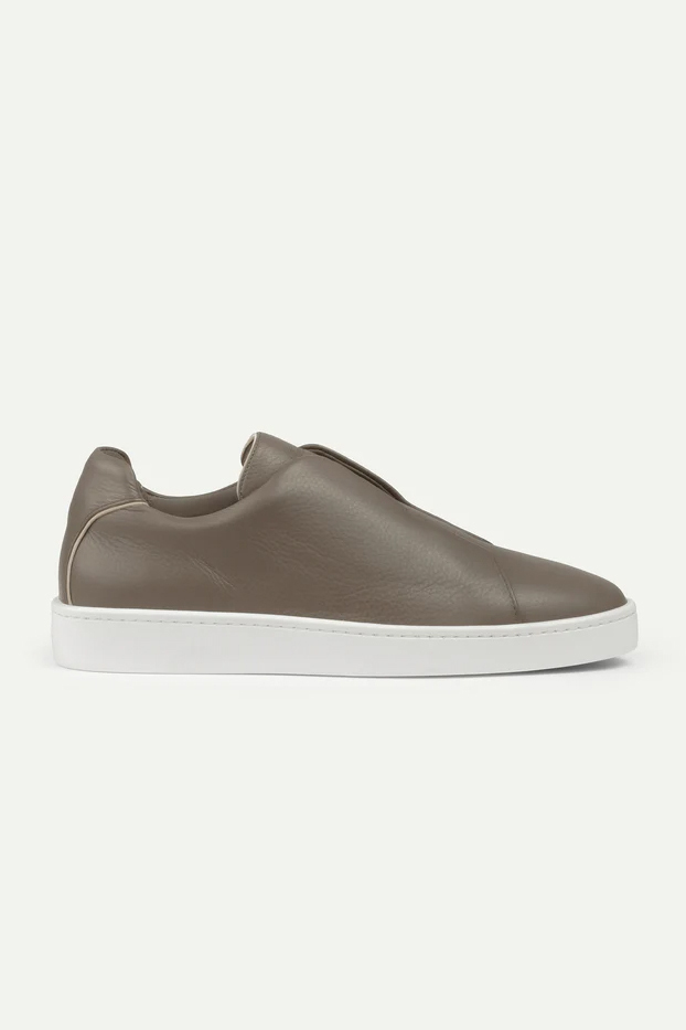 AURÉLIEN Taupe Grain AUR3 Sneakers