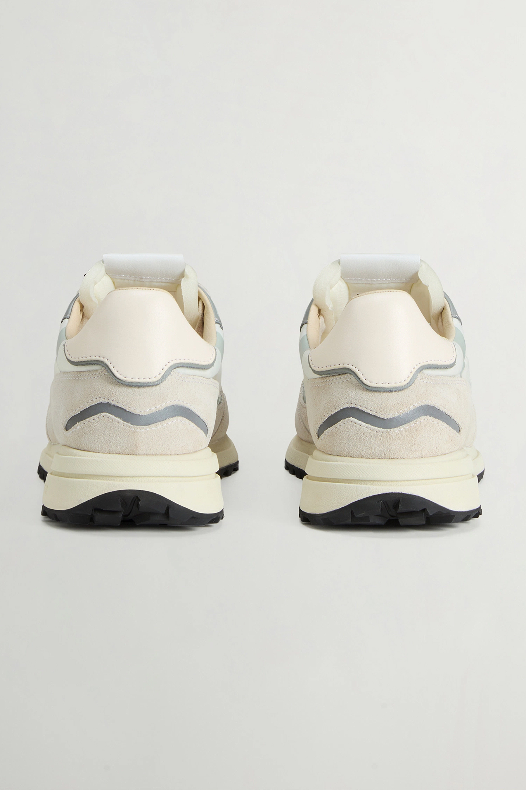 WOOLRICH Nylon Leather & Suede Sneakers Retro WOOLRICH Nylon Leather & Suede Sneakers Retro