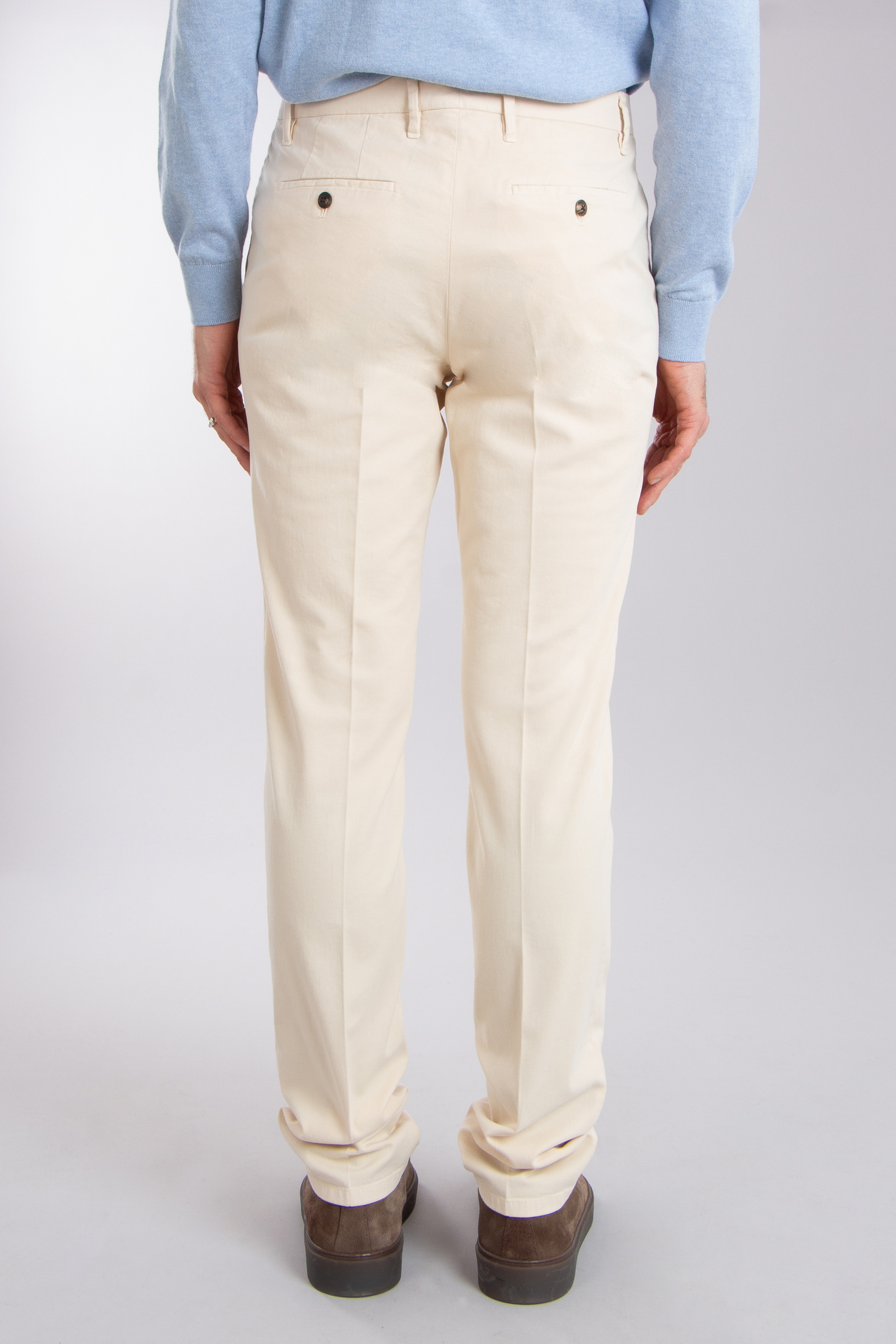 PAL ZILERI Slim Fit Cotton-Cashmere-Stretch Chino Pants PAL ZILERI Slim Fit Cotton-Cashmere-Stretch Chino Pants