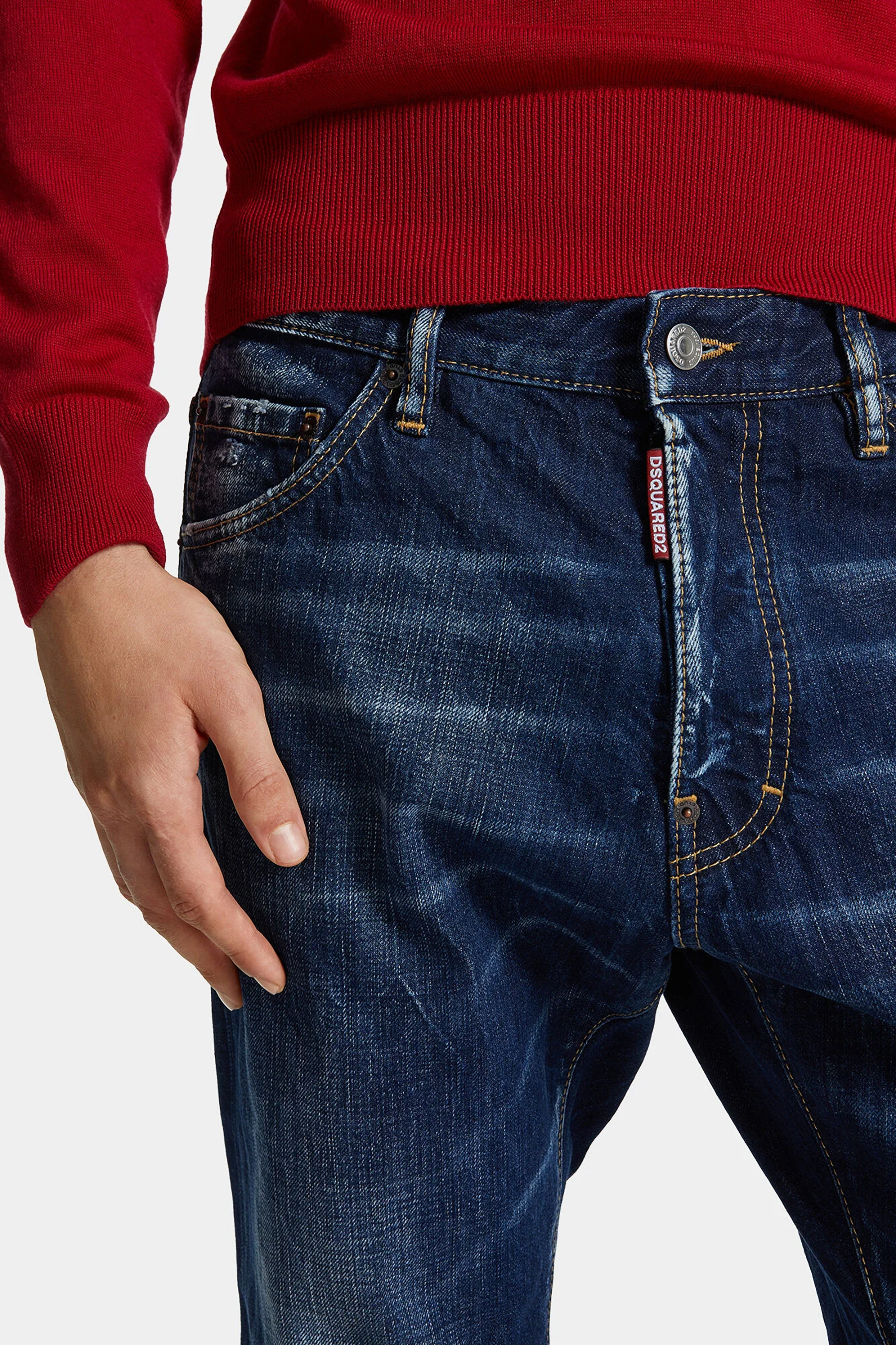 DSQUARED2 Dark Semplice Cotton Denim Cool Guy Jeans DSQUARED2 Dark Semplice Cotton Denim Cool Guy Jeans