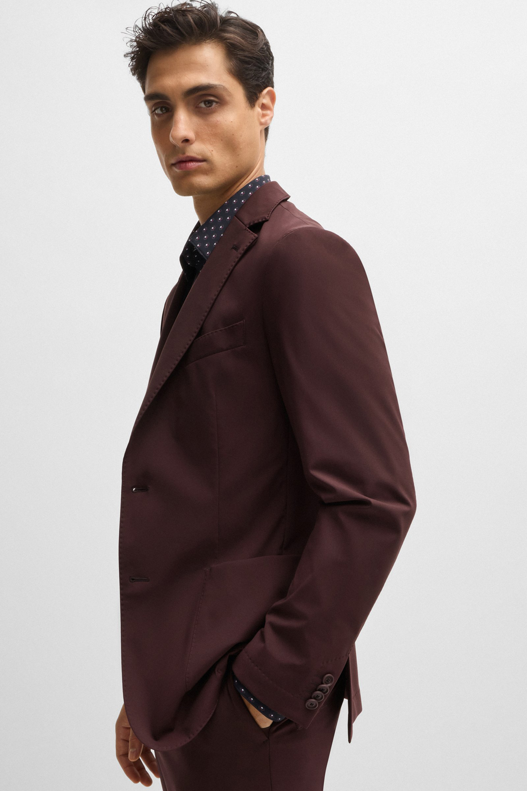 BOSS Slim Fit Performance-Stretch Jersey Jacket P-Hanry BOSS Slim Fit Performance-Stretch Jersey Jacket P-Hanry