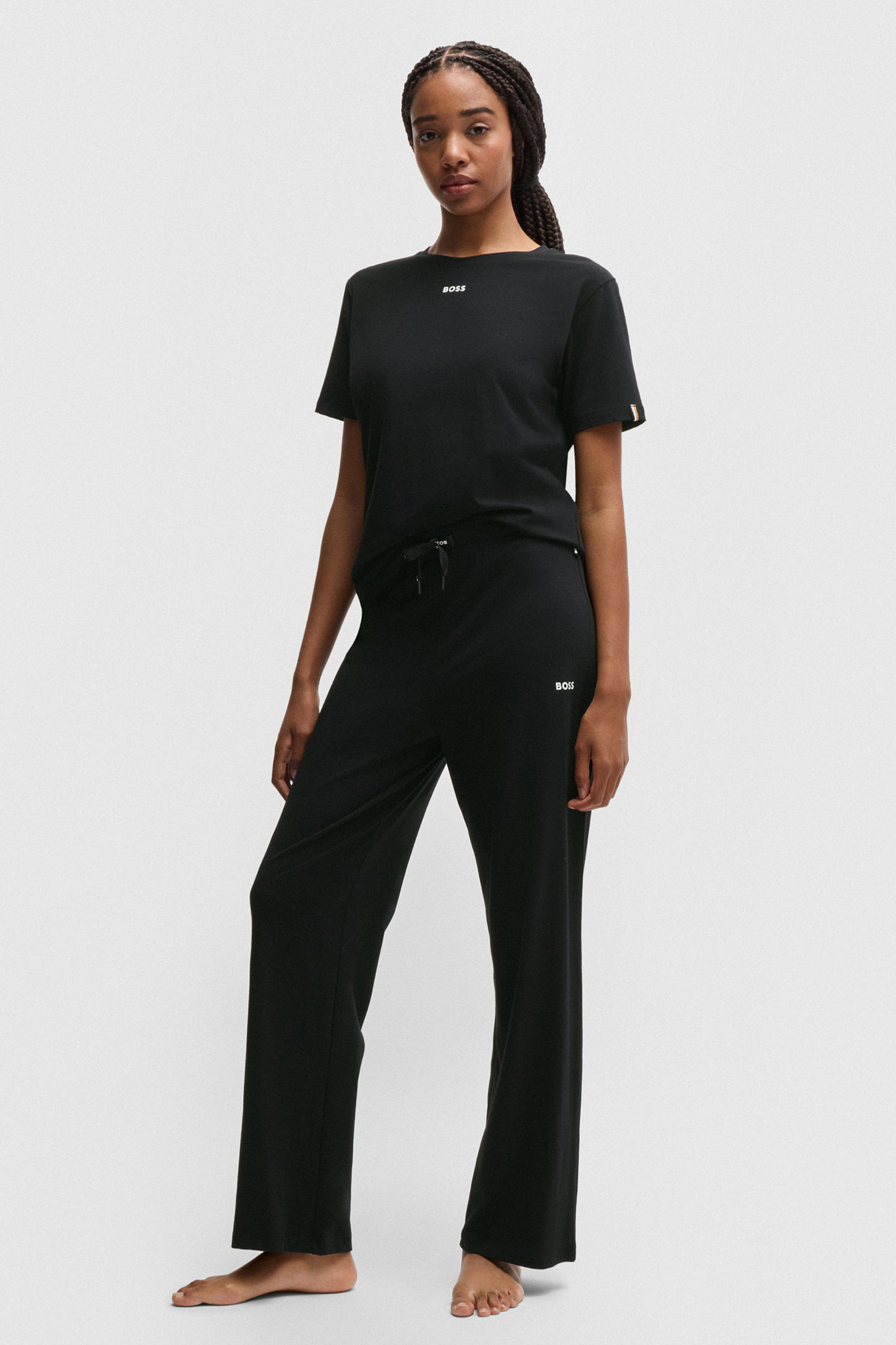 BOSS Relaxed Fit Stretch Cotton Jersey Pyjama Pants CI_Pants Hosen, Erwachsener, Weiblich, Person, Frau
