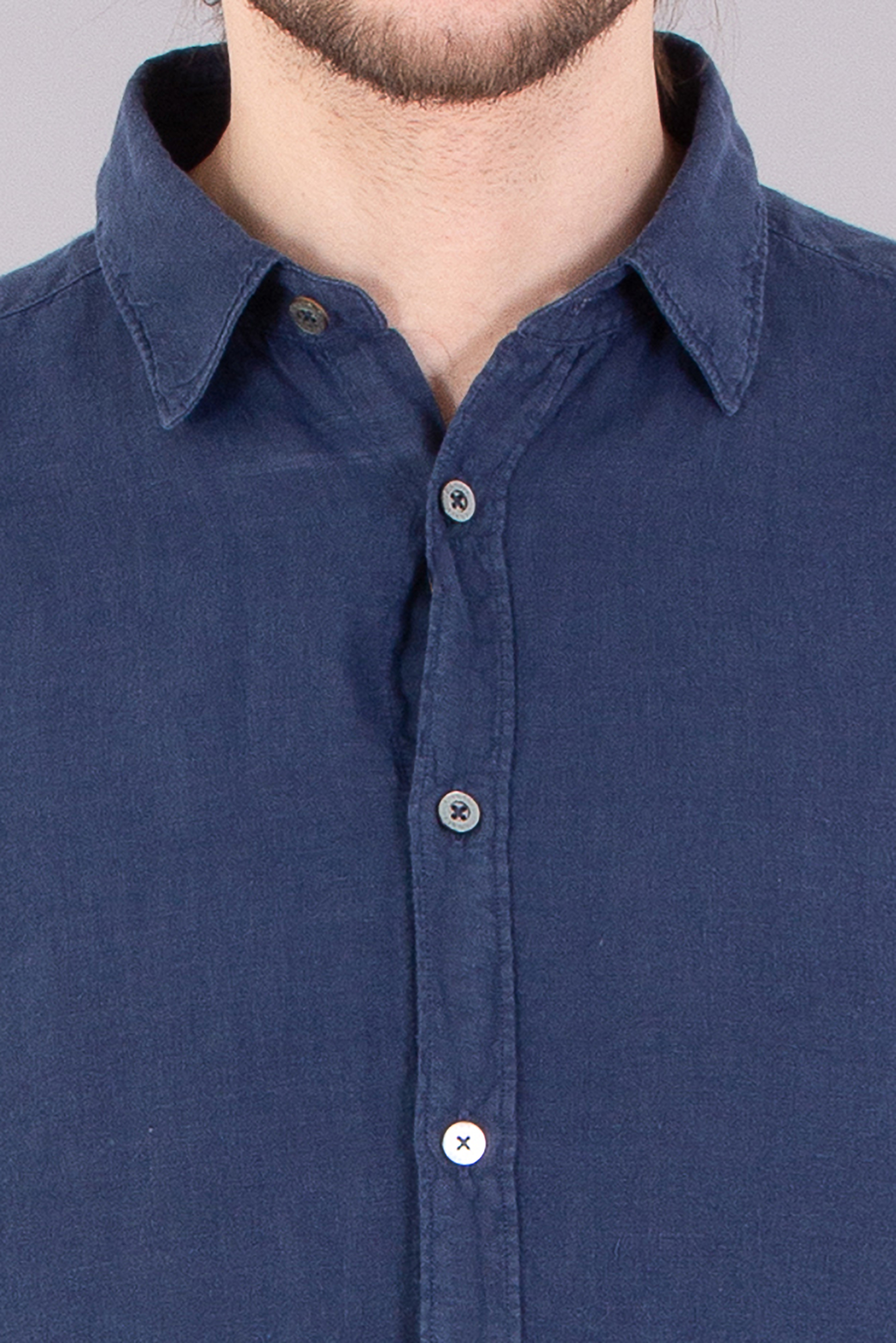 CANALI Regular Fit Linen Shirt CANALI Regular Fit Linen Shirt