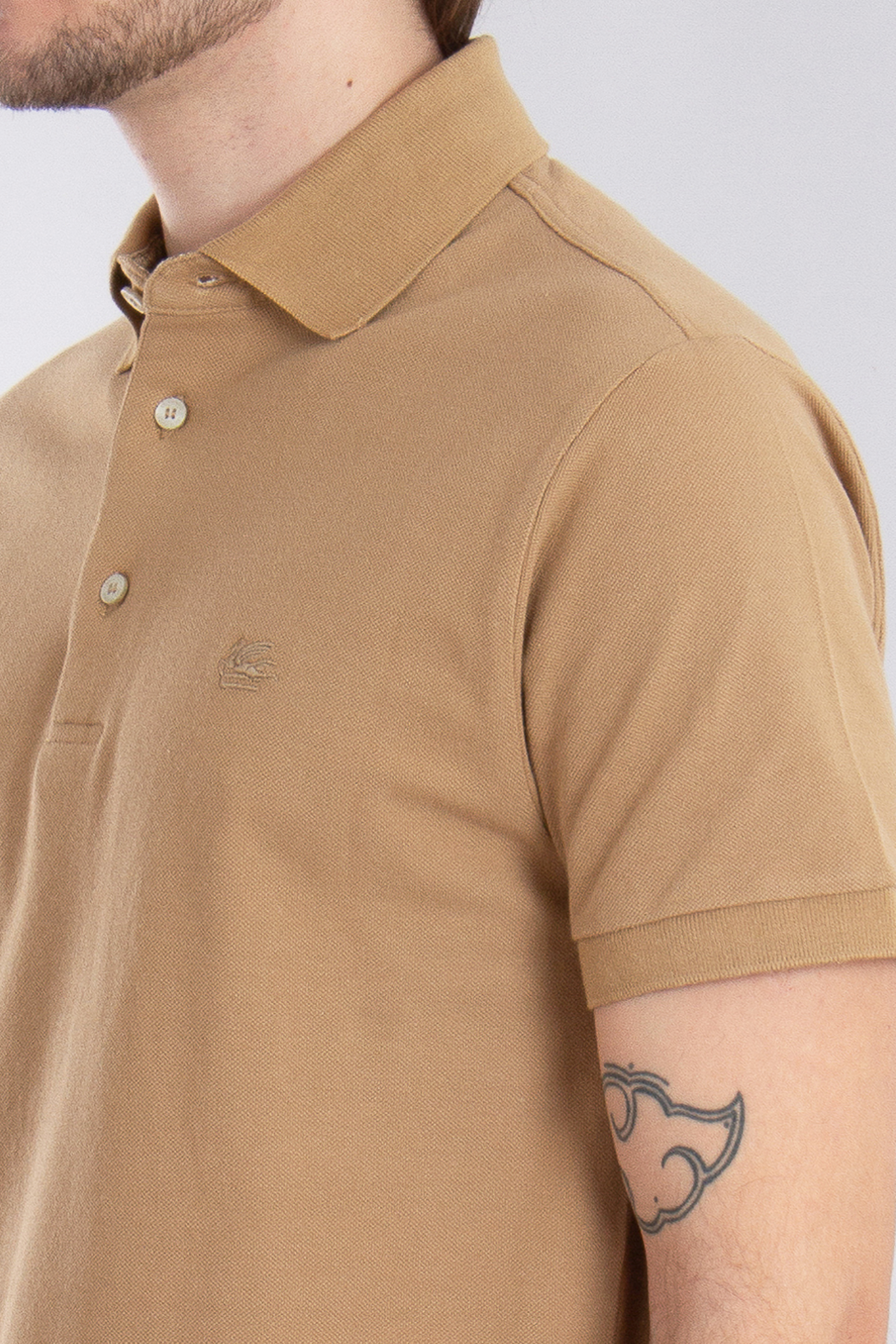ETRO Embroidered Cotton Piqué Polo Shirt ETRO Embroidered Cotton Piqué Polo Shirt