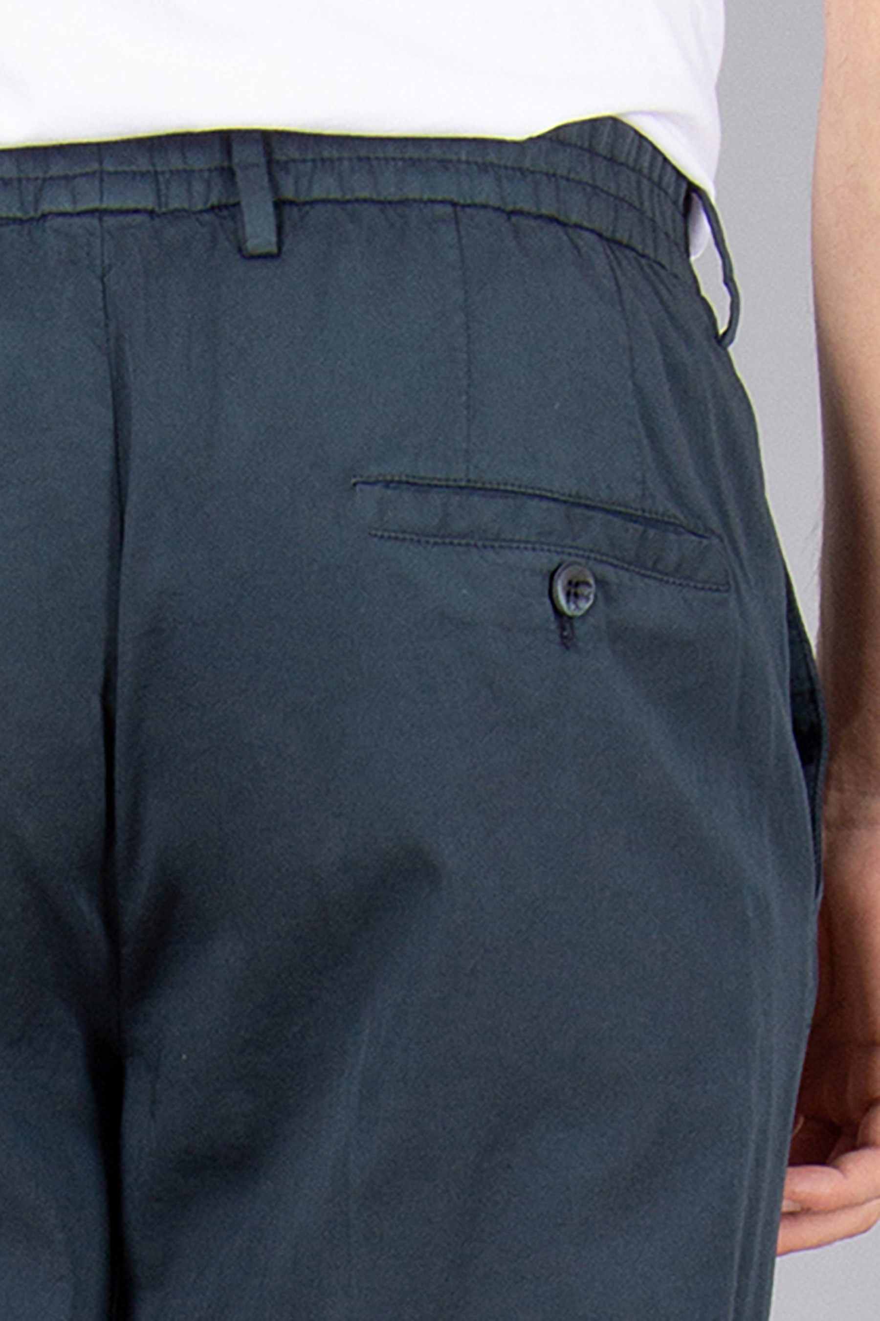GTA Slim Fit Cotton-Silk Strech Pants Davide