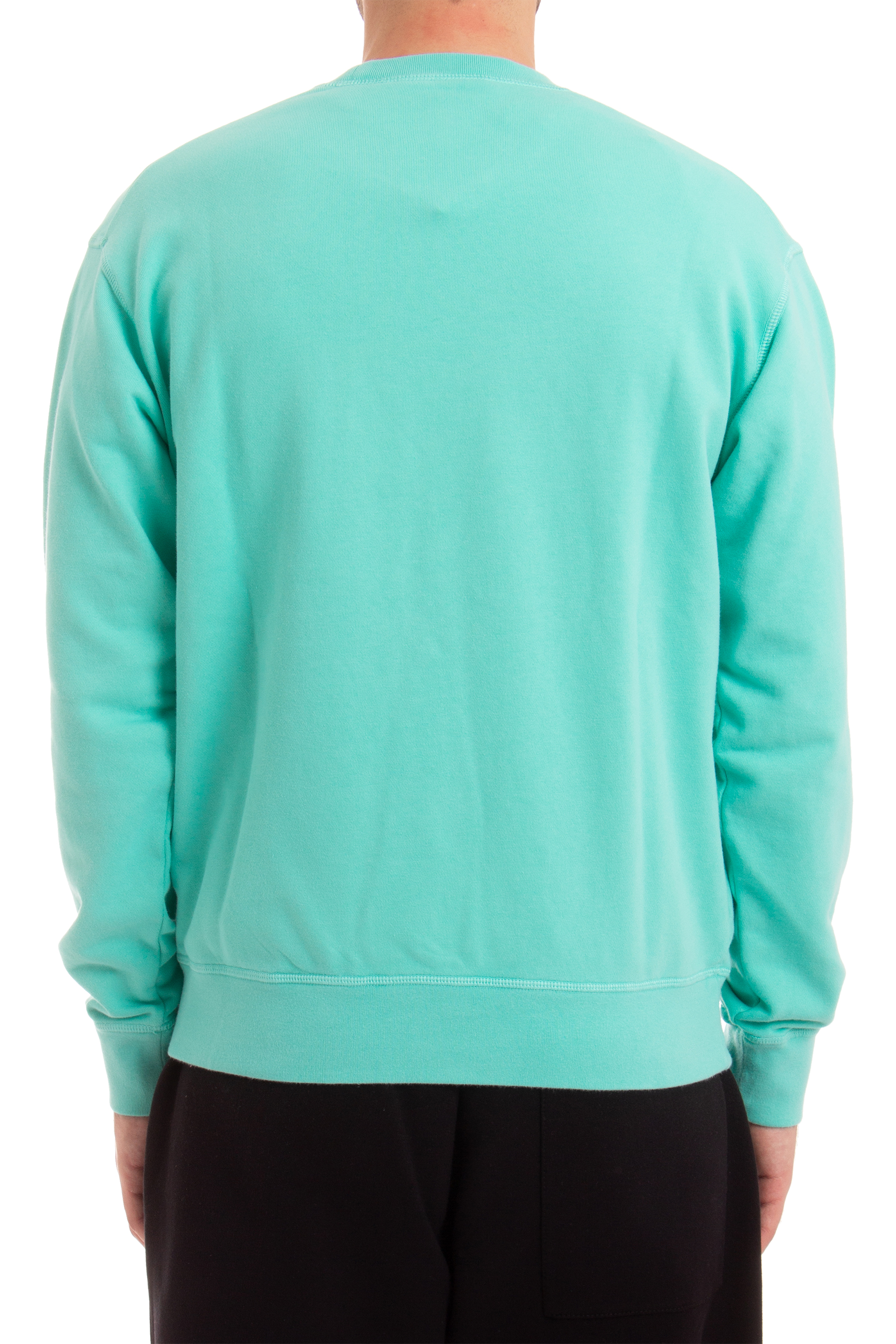 DSQUARED2 Printed Cool Fit Crewneck Cotton Sweatshirt DSQUARED2 Printed Cool Fit Crewneck Cotton Sweatshirt