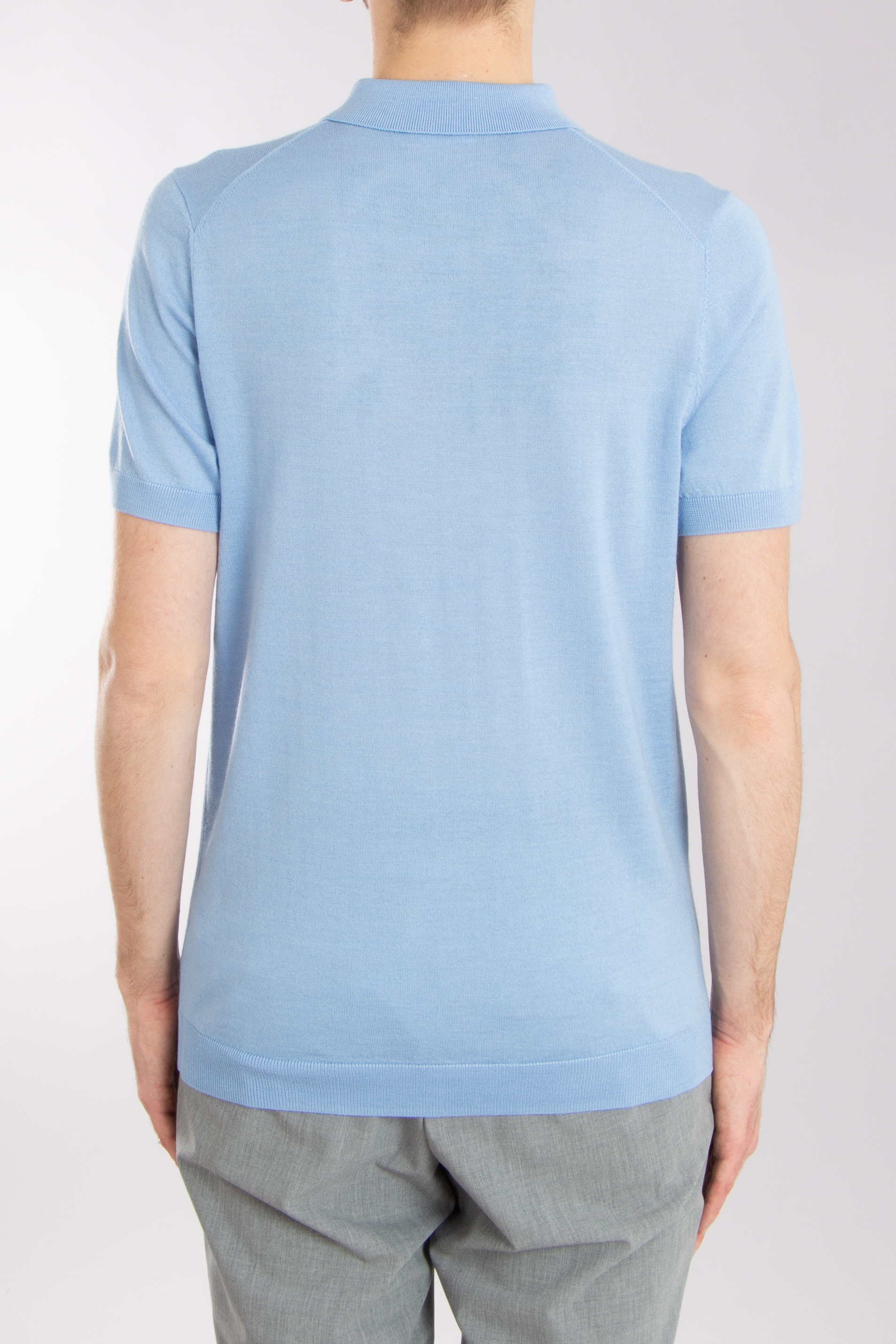 MIENTUS BERLIN Extrafine Wool-Silk-Cashmere Blend Knit Polo MIENTUS BERLIN Extrafine Wool-Silk-Cashmere Blend Knit Polo