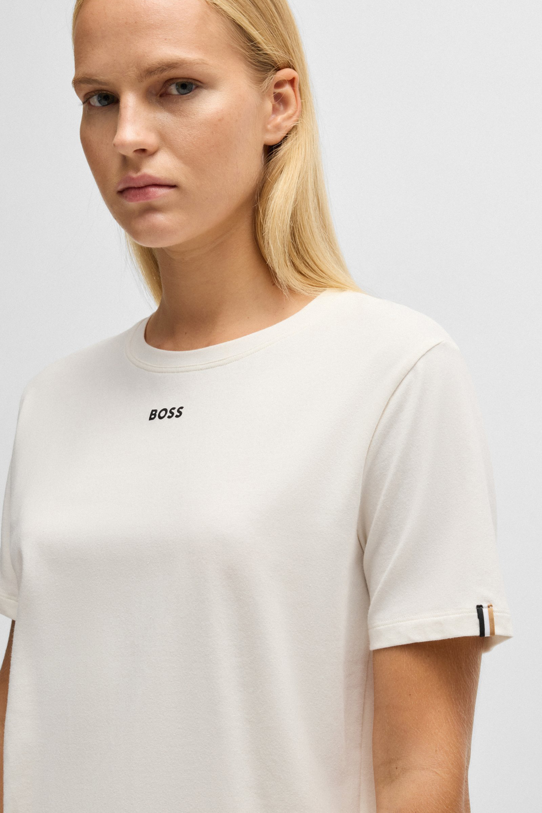 BOSS Regular Fit Stretch Cotton Jersey Pyjama T-Shirt CI_T-Shirt T-shirt, Erwachsener, Weiblich, Person, Frau