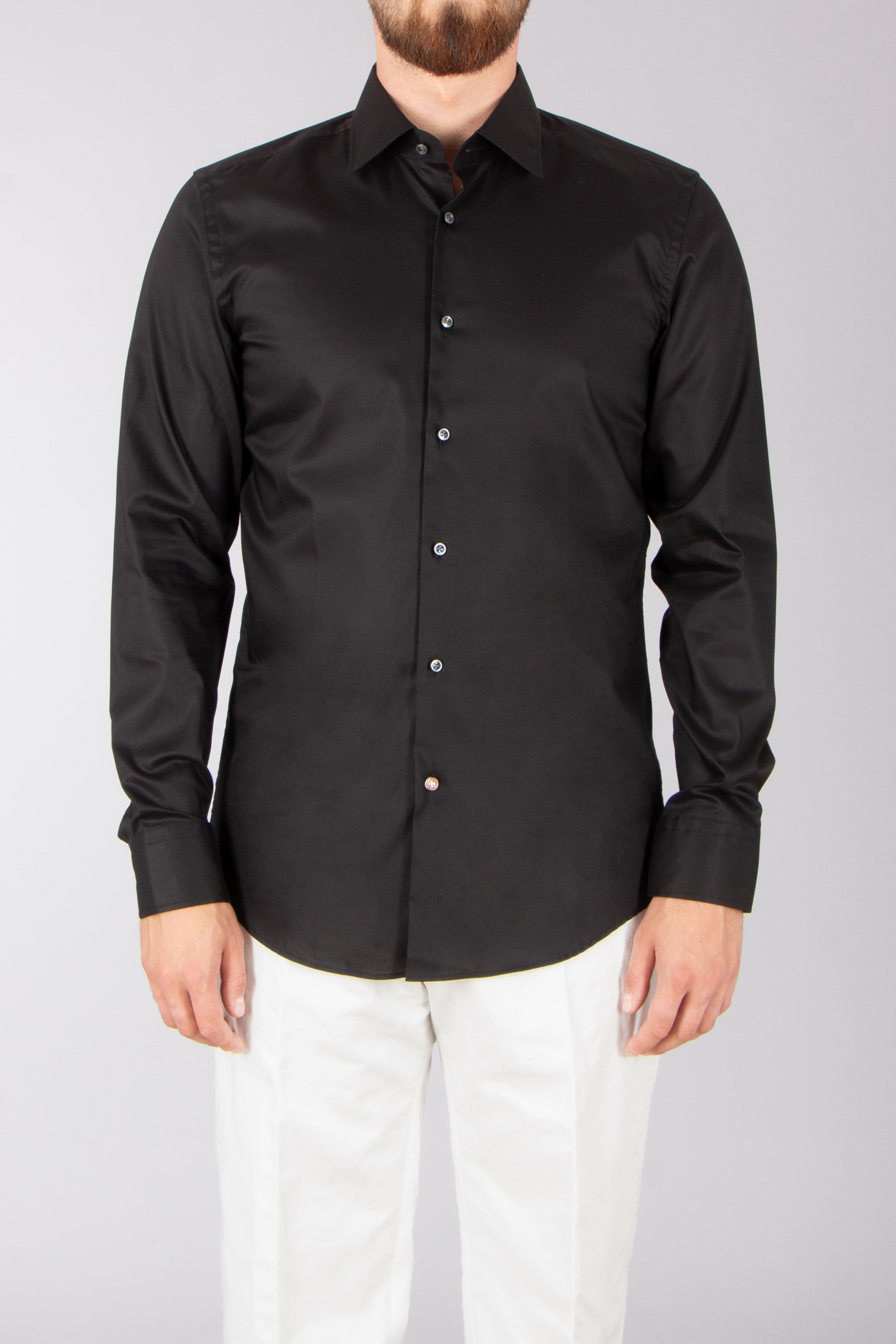 BOSS Slim Fit Cotton Poplin Business Shirt Hank Bekleidung, Hemd, Kleid, Hemd, Langarm, Ärmel