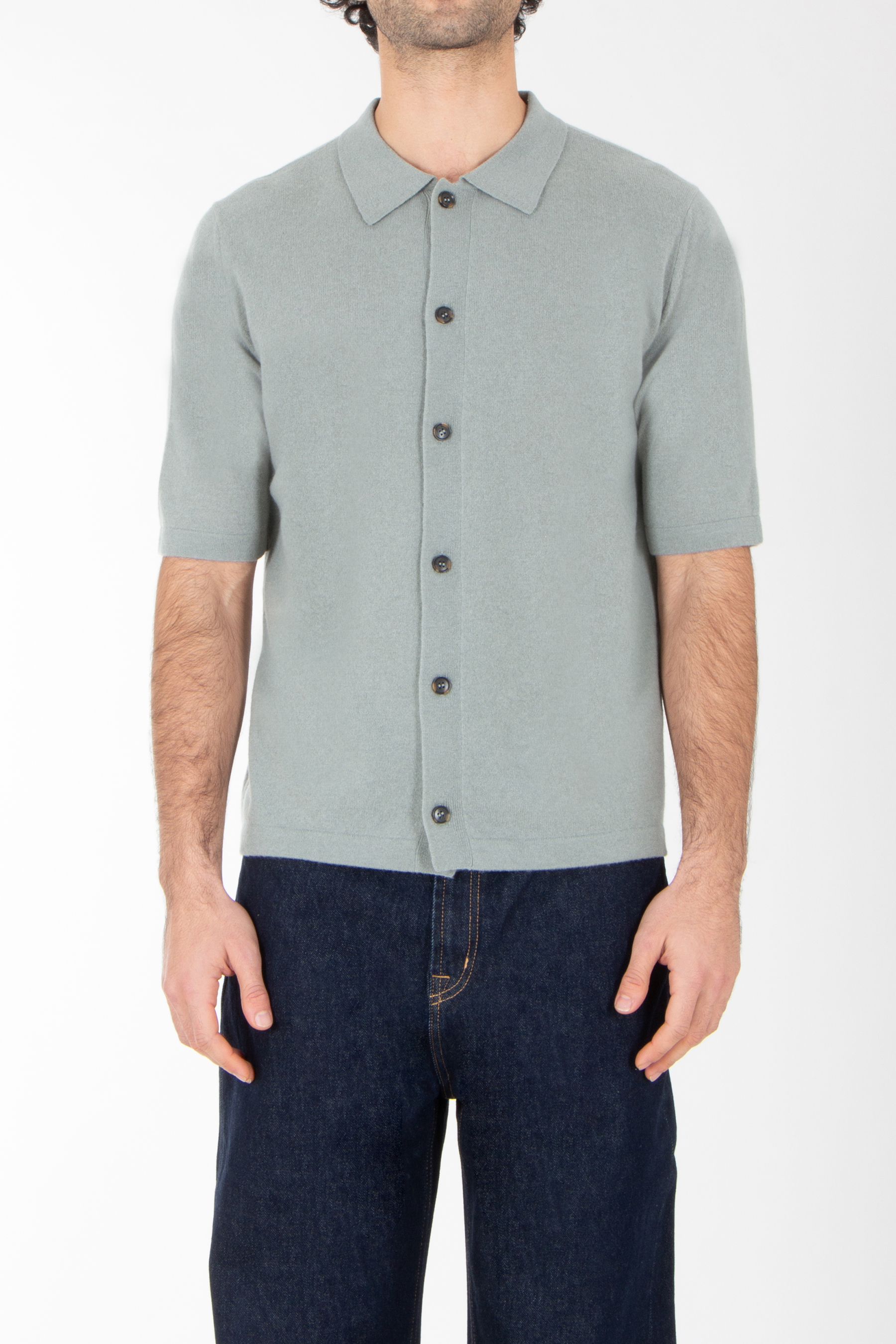 Hemd, Jeanshose, Pullover, Mann, Person