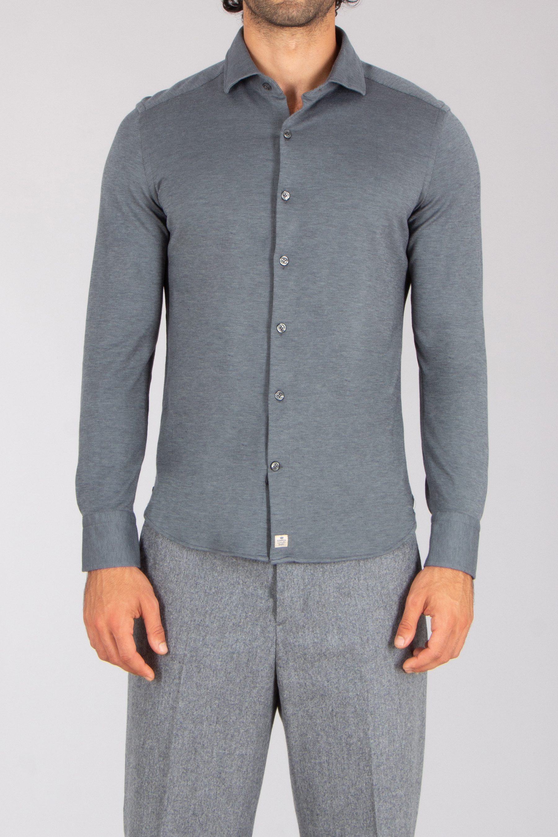 Hemd, Langarm, Hosen, Leinen, Mantel