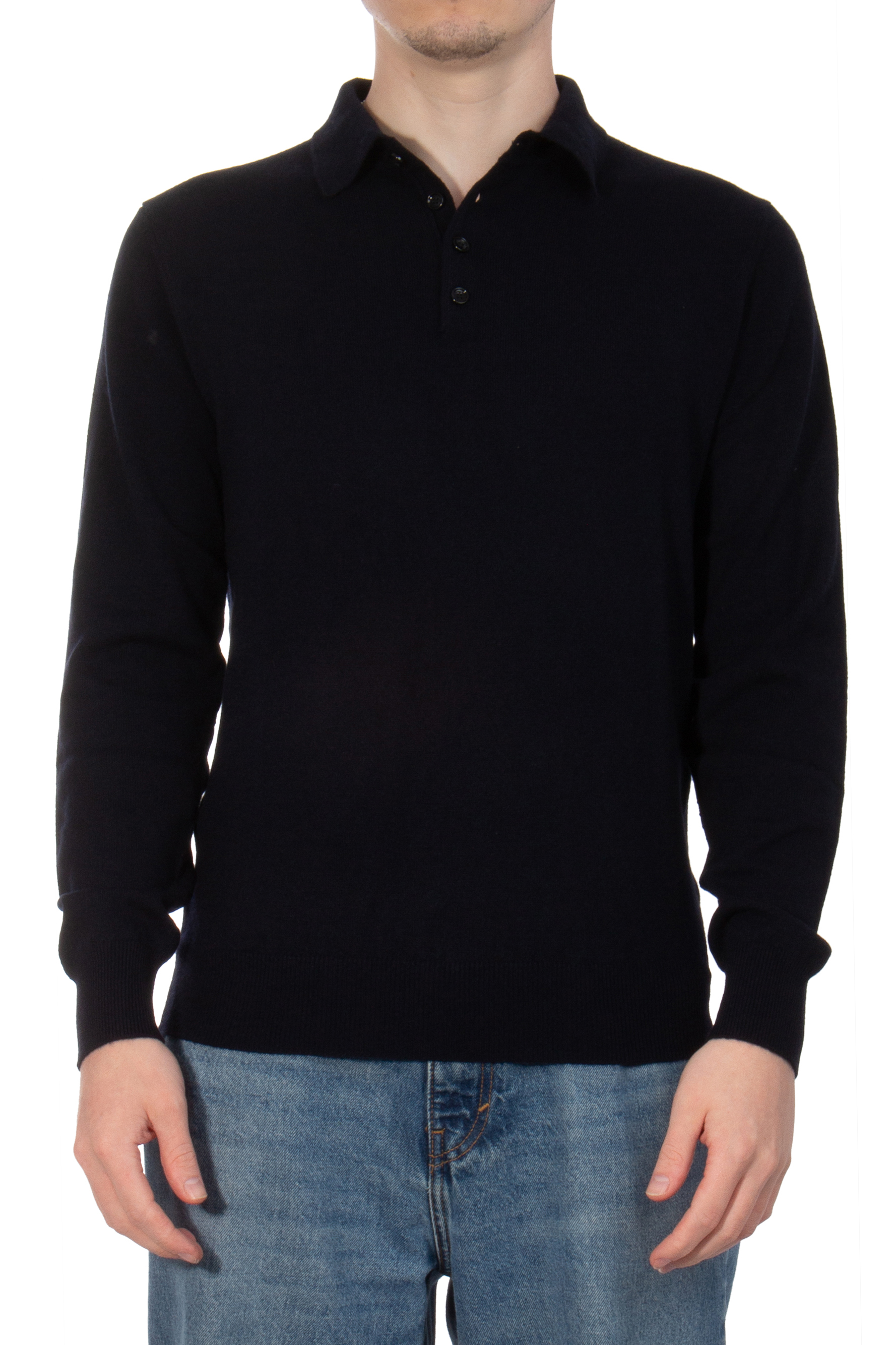 ALLUDE Cashmere Knit Polo