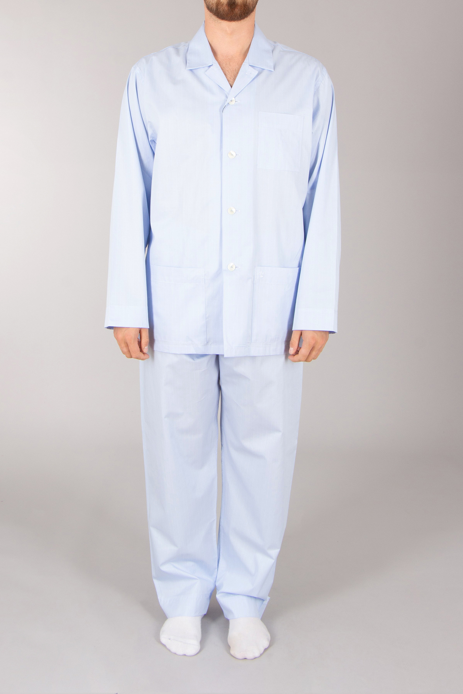 VAN LAACK Relaxed Fit Checked Cotton Poplin Pyjama Carlo Bekleidung, Mantel, Laborkittel, Pyjama