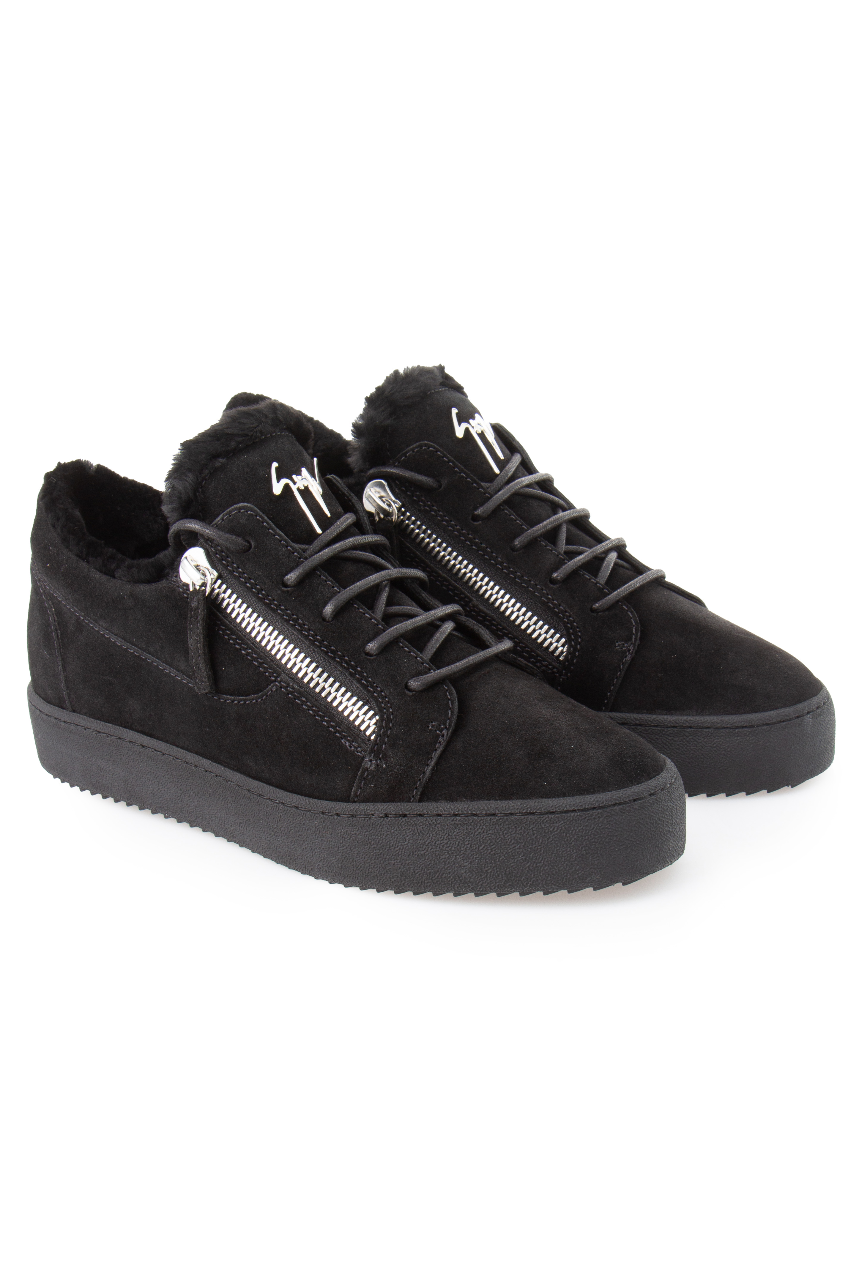 GIUSEPPE ZANOTTI Lined Suede Sneakers Frankie Winter GIUSEPPE ZANOTTI Lined Suede Sneakers Frankie Winter