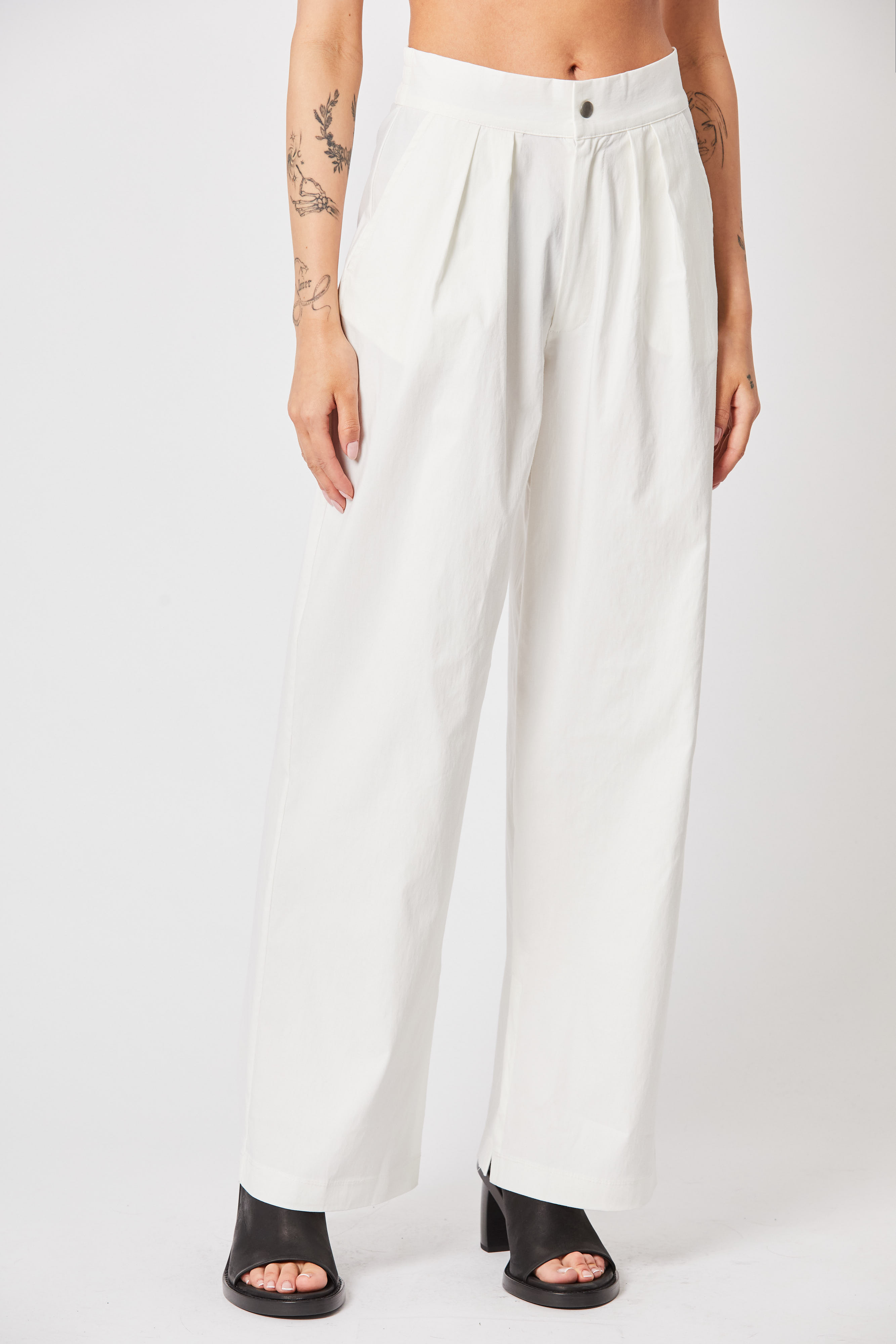 THOM KROM Wide Leg Woven Stretch Pants THOM KROM Wide Leg Woven Stretch Pants