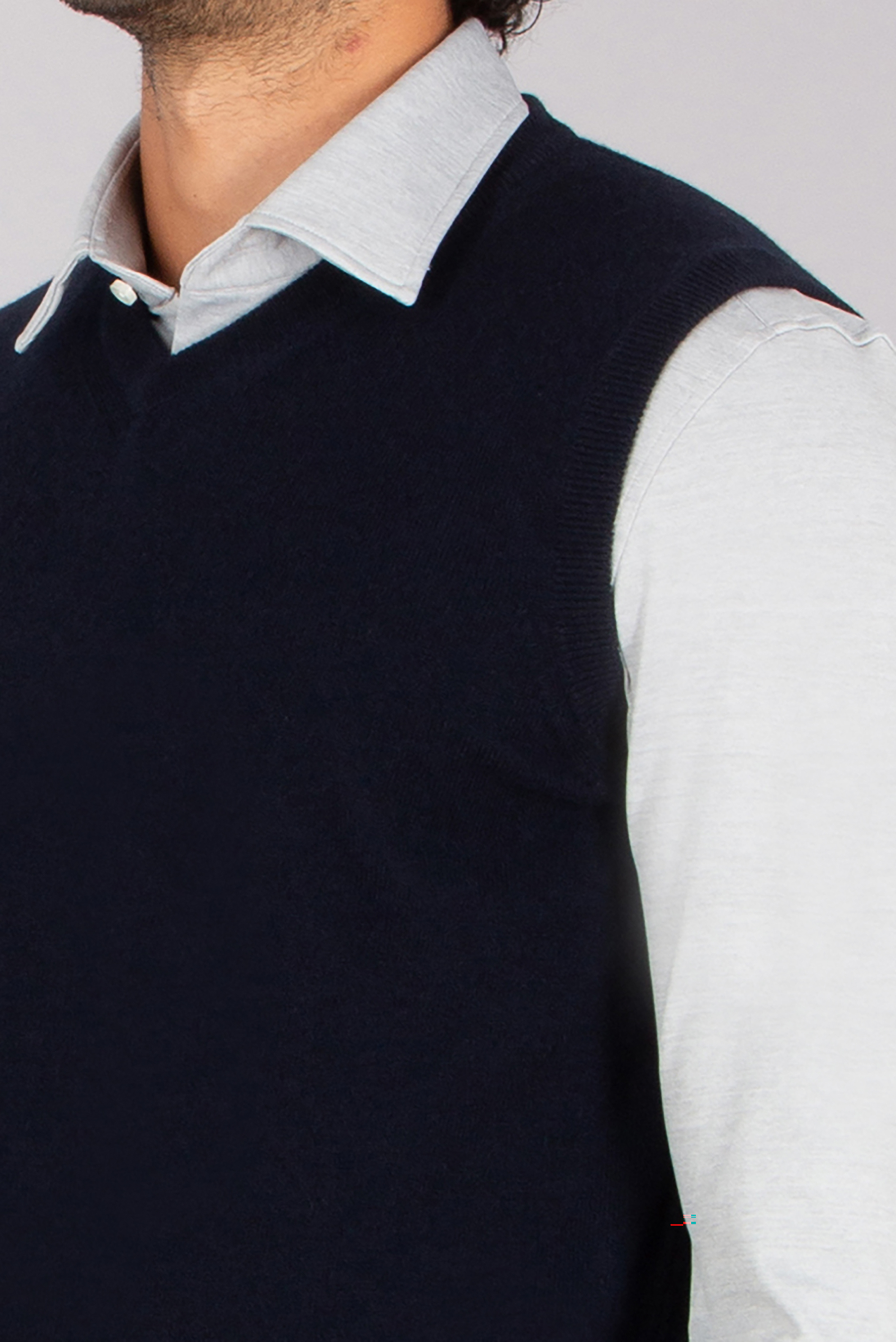 Weste, Hemd, Langarm, Mann, Person