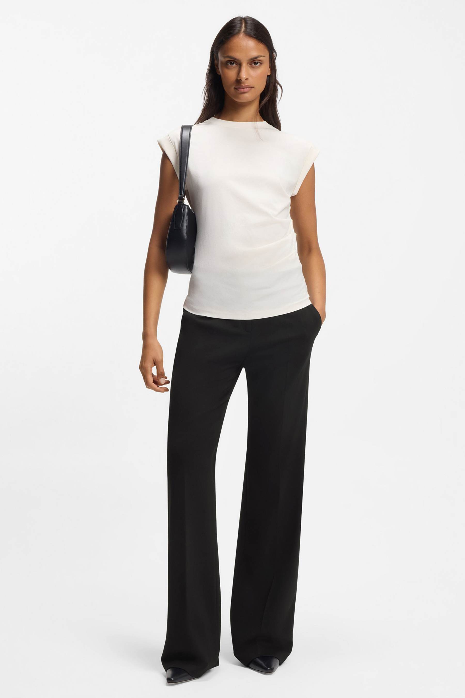 Bluse, Hosen, Erwachsener, Person, Frau