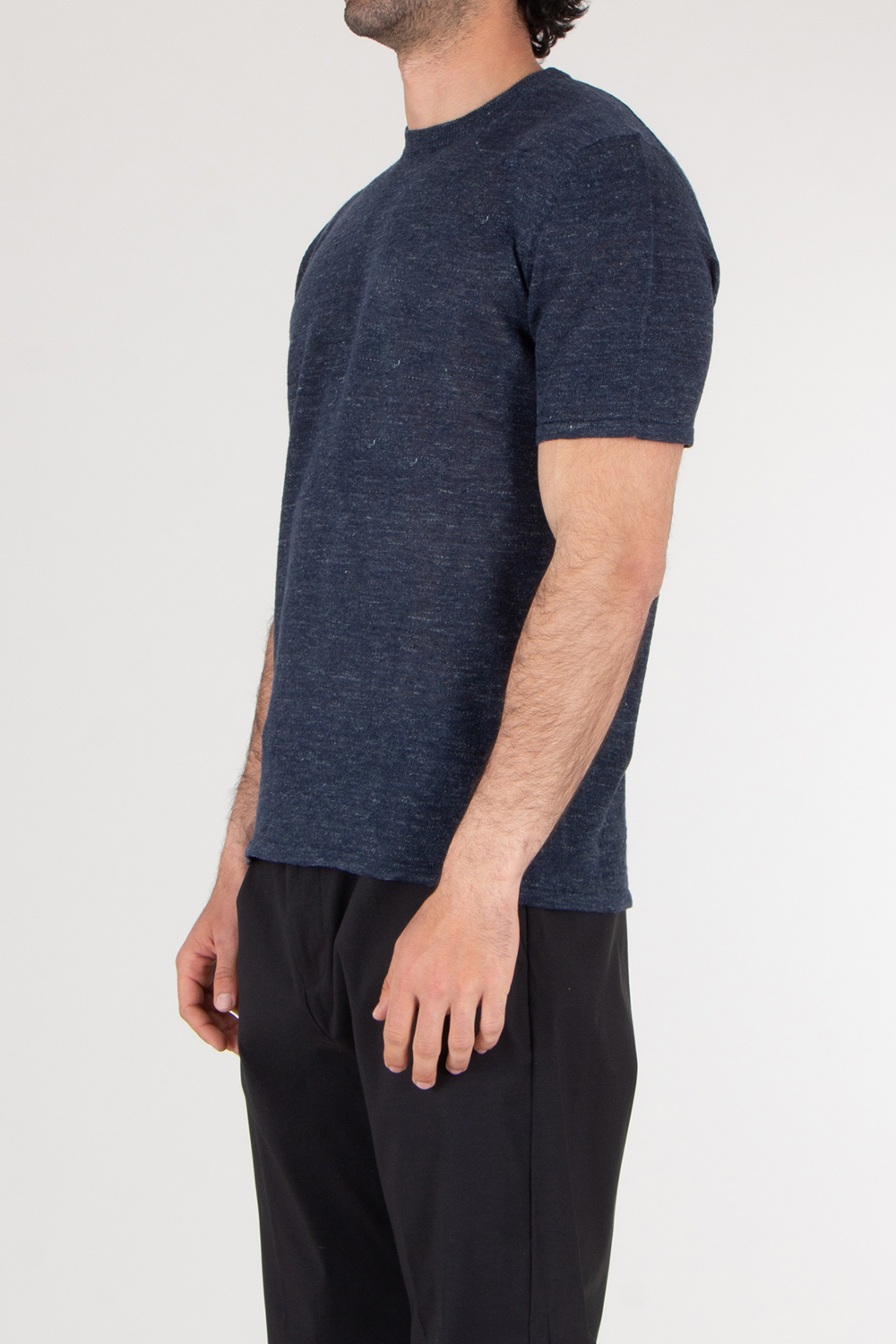 ROBERTO COLLINA Slim fit knitted Cotton T-Shirt 