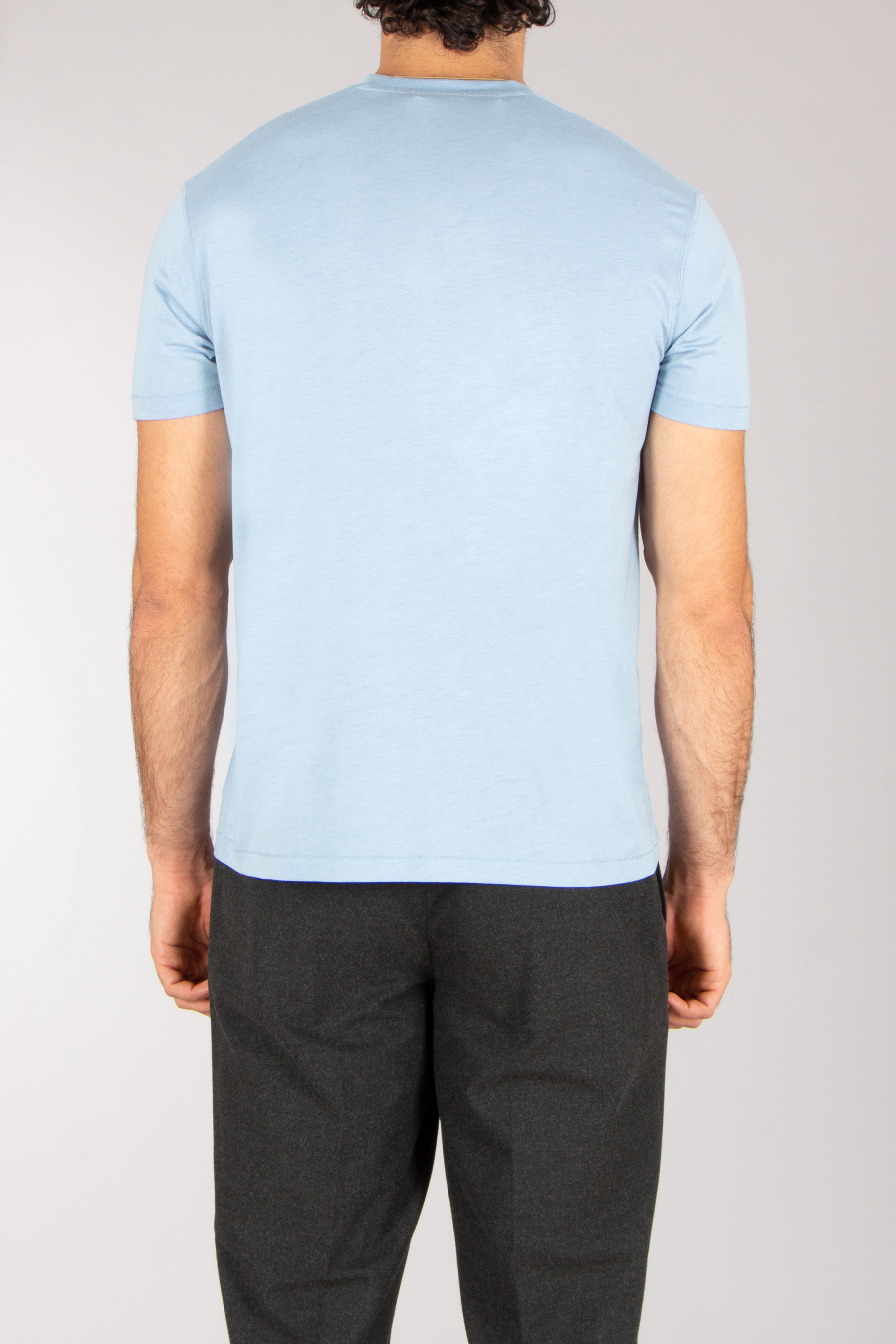TOM FORD Regular Fit Lyocell-Cotton Jersey T-Shirt T-shirt, Erwachsener, Männlich, Mann, Person