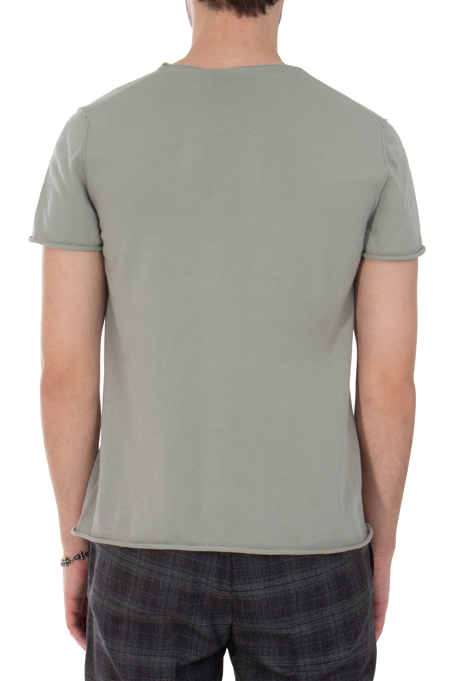 AIDA BARNI Knitted Cotton T-Shirt