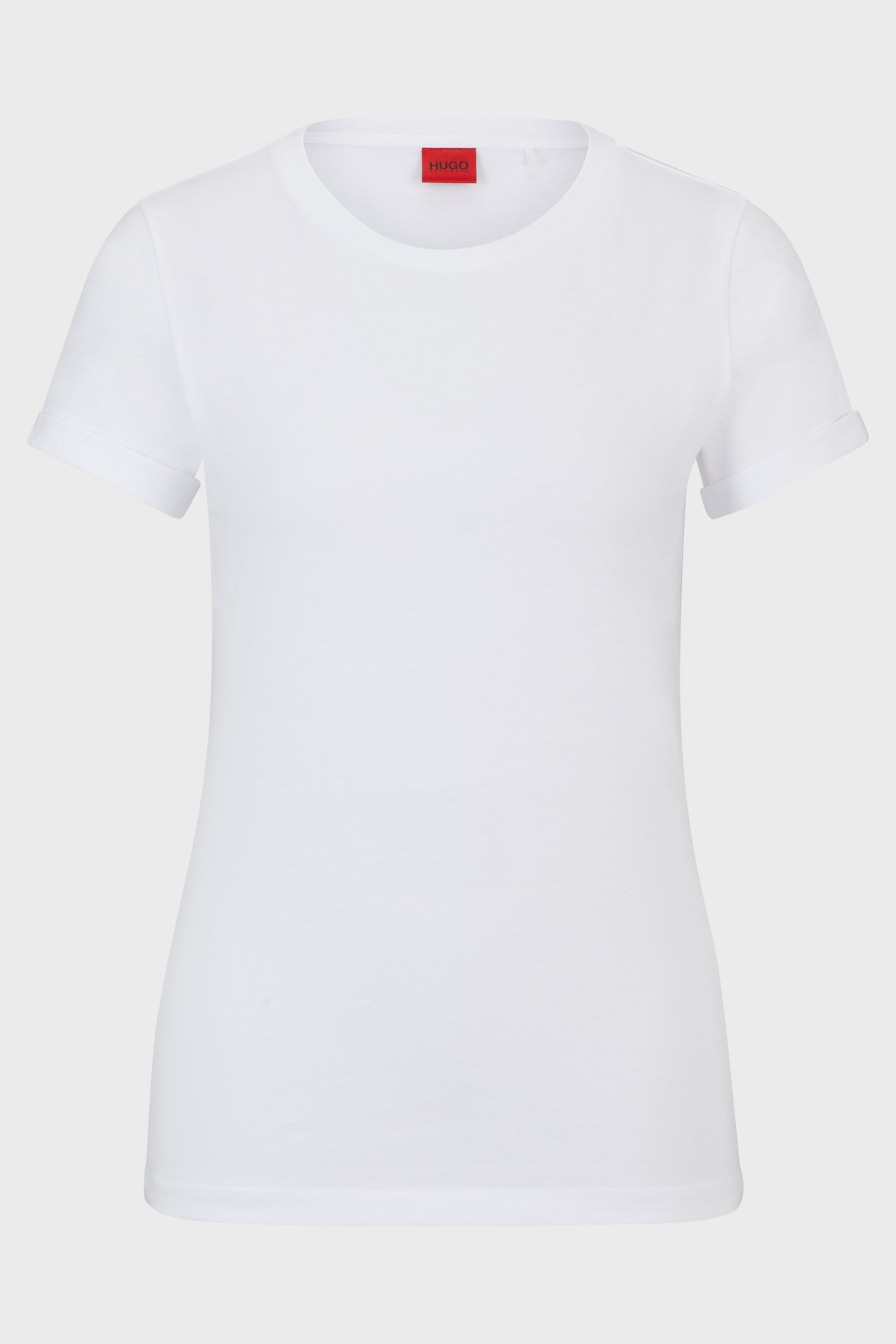 HUGO Slim Fit Cotton Jersey T-Shirt The Plain Tee HUGO Slim Fit Cotton Jersey T-Shirt The Plain Tee