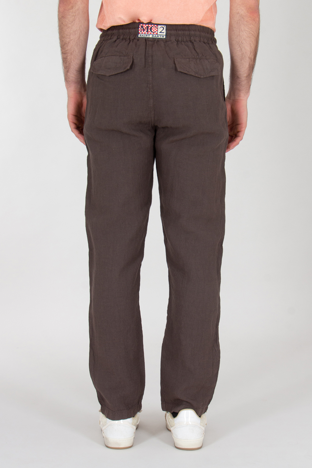 MC 2 SAINT BARTH Comfort Fit Linen Pants Calais
