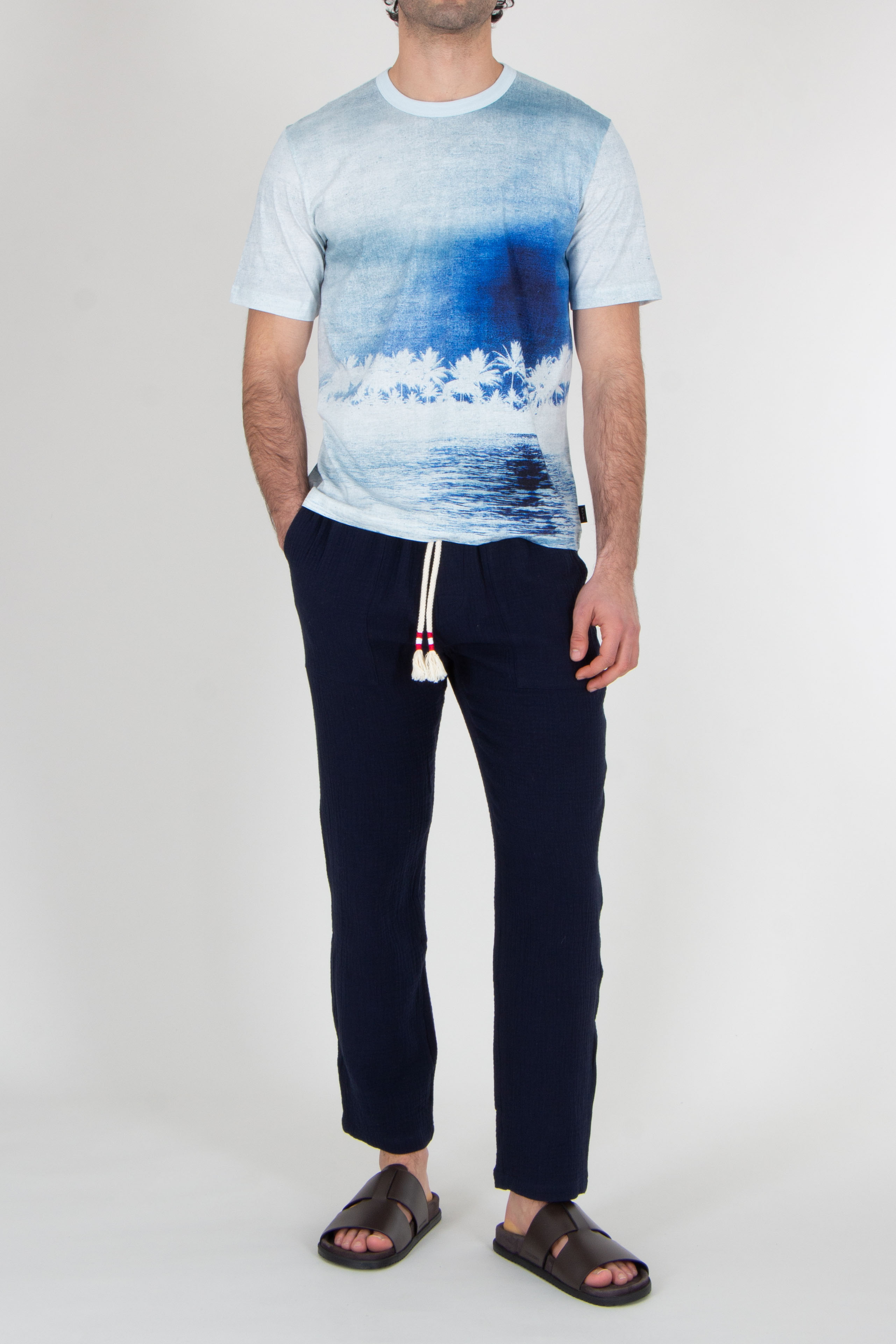 PAUL SMITH Regular Fit Fully Printed Short Sleeve T-Shirt