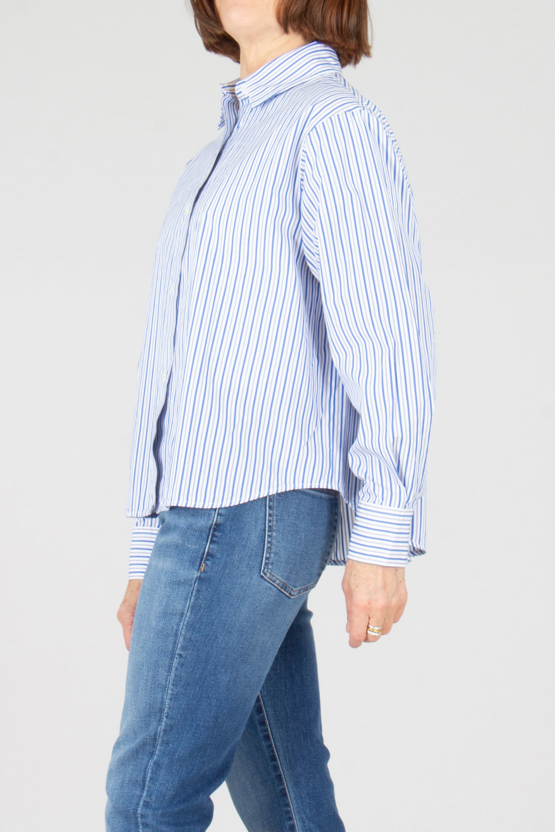 Hemd, Langarm, Hosen, Jeanshose, Kleid, Hemd