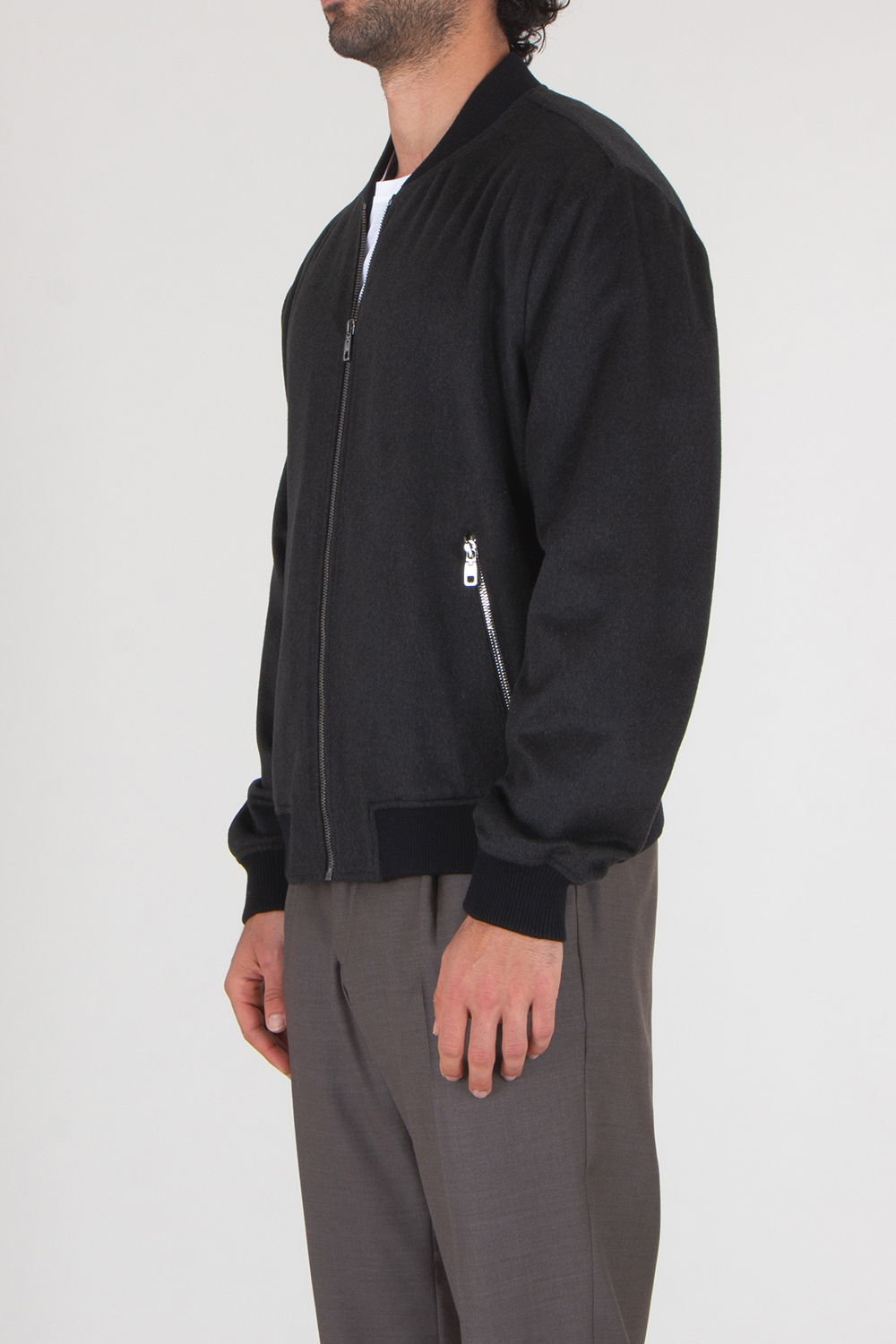 DOLCE & GABBANA Cashmere Bomber Jacket