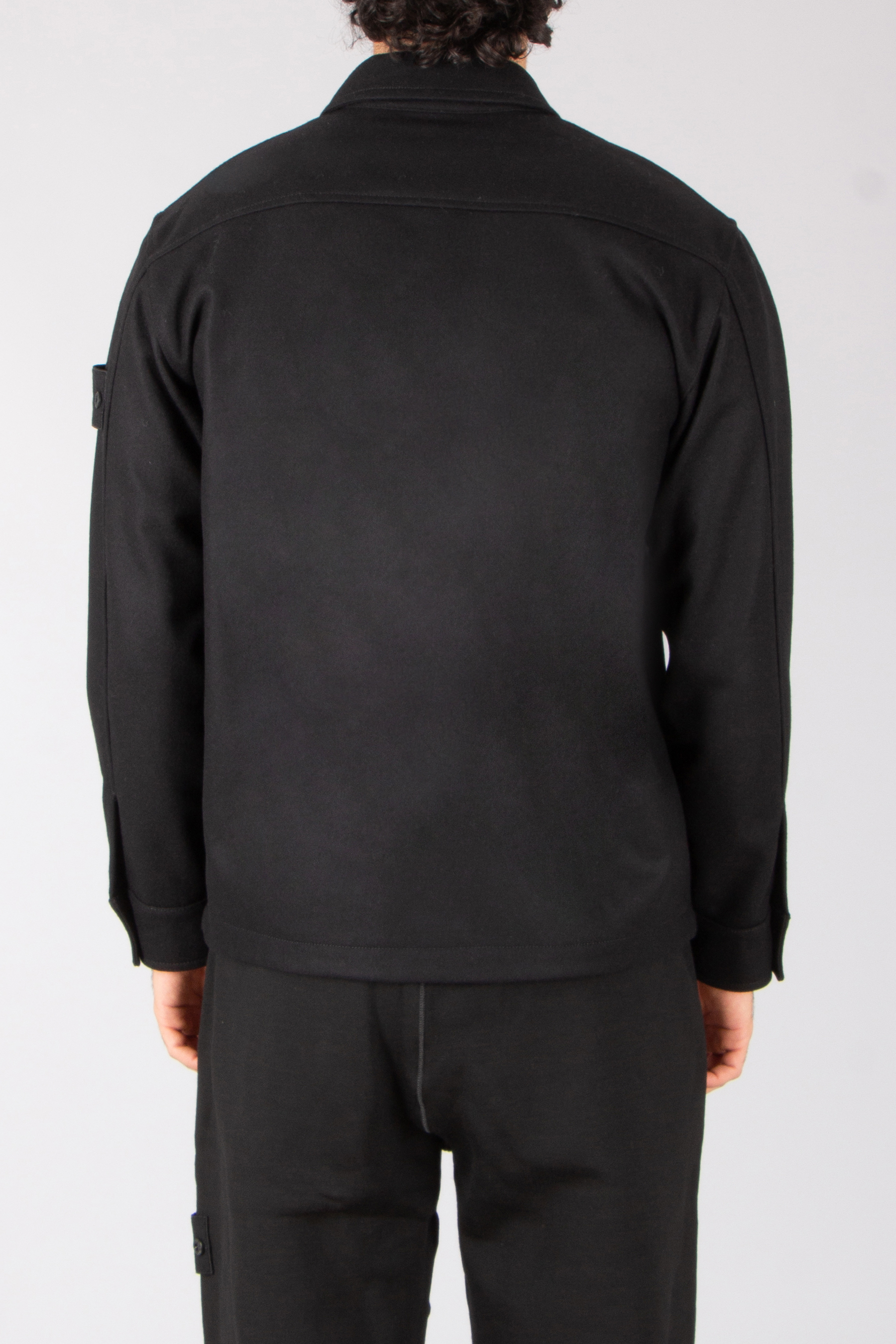 Mantel, Langarm, Fleece, Jacke, Person