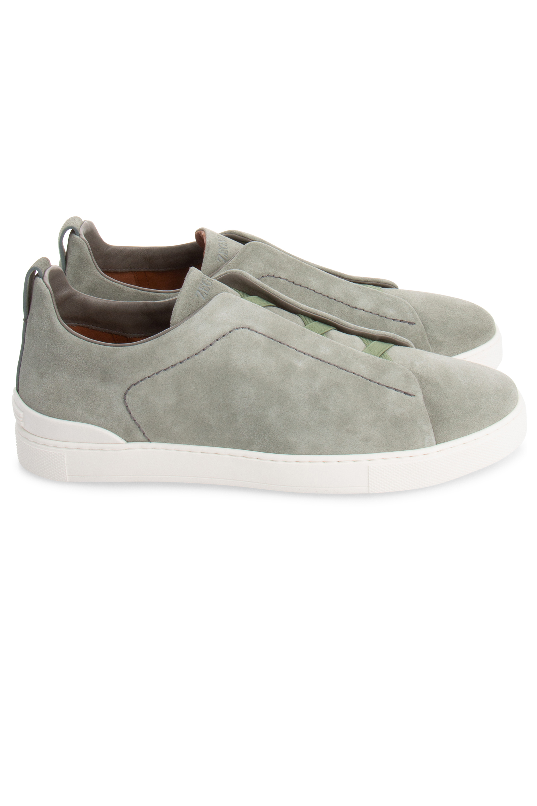 ZEGNA Suede Sneakers Triple Stitch ZEGNA Suede Sneakers Triple Stitch