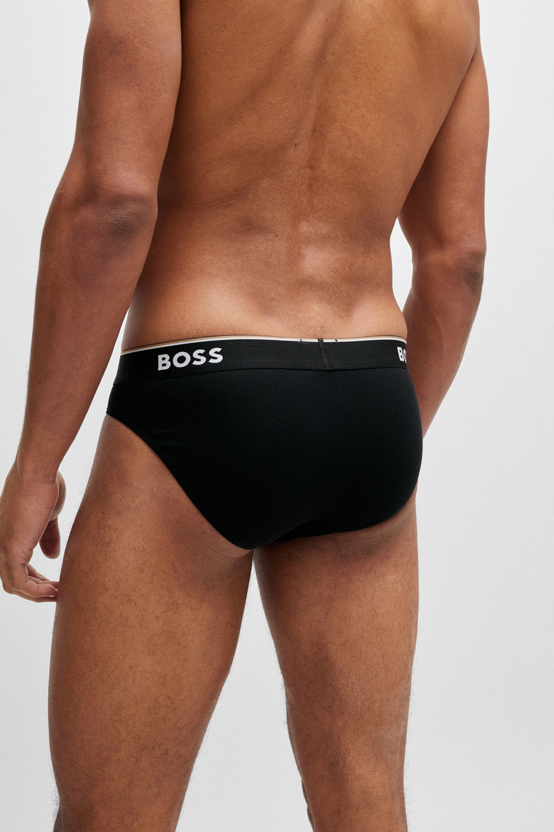 BOSS 3-Pack Cotton Stretch Briefs Power BOSS 3-Pack Cotton Stretch Briefs Power
