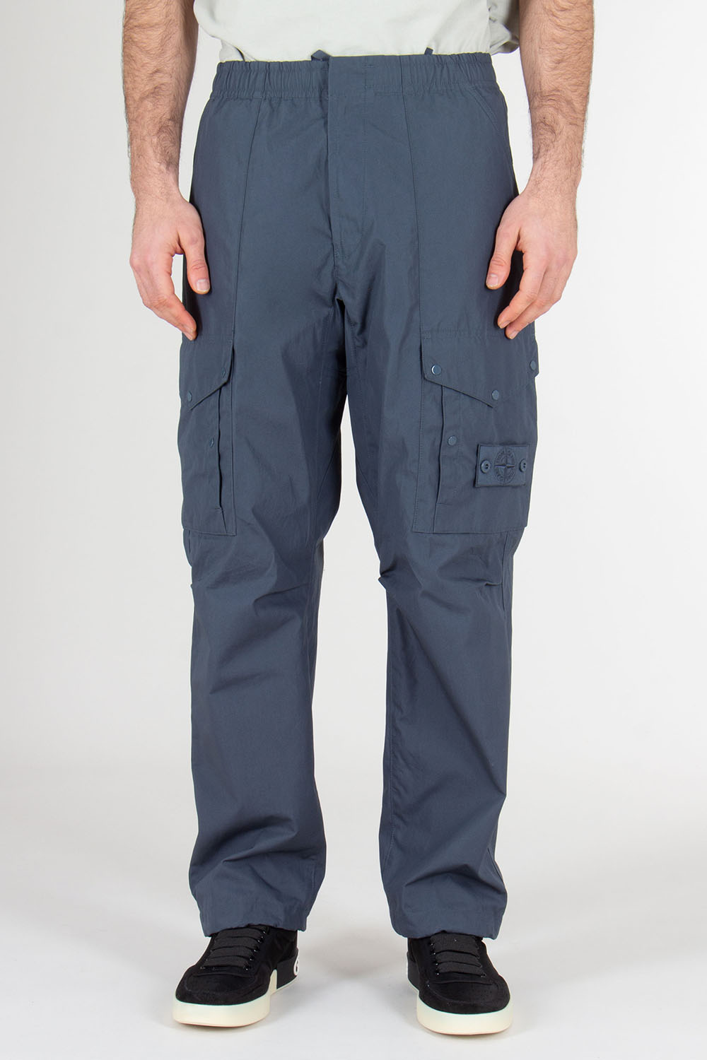 STONE ISLAND Regular Loose Fit Cotton Cargo Pants